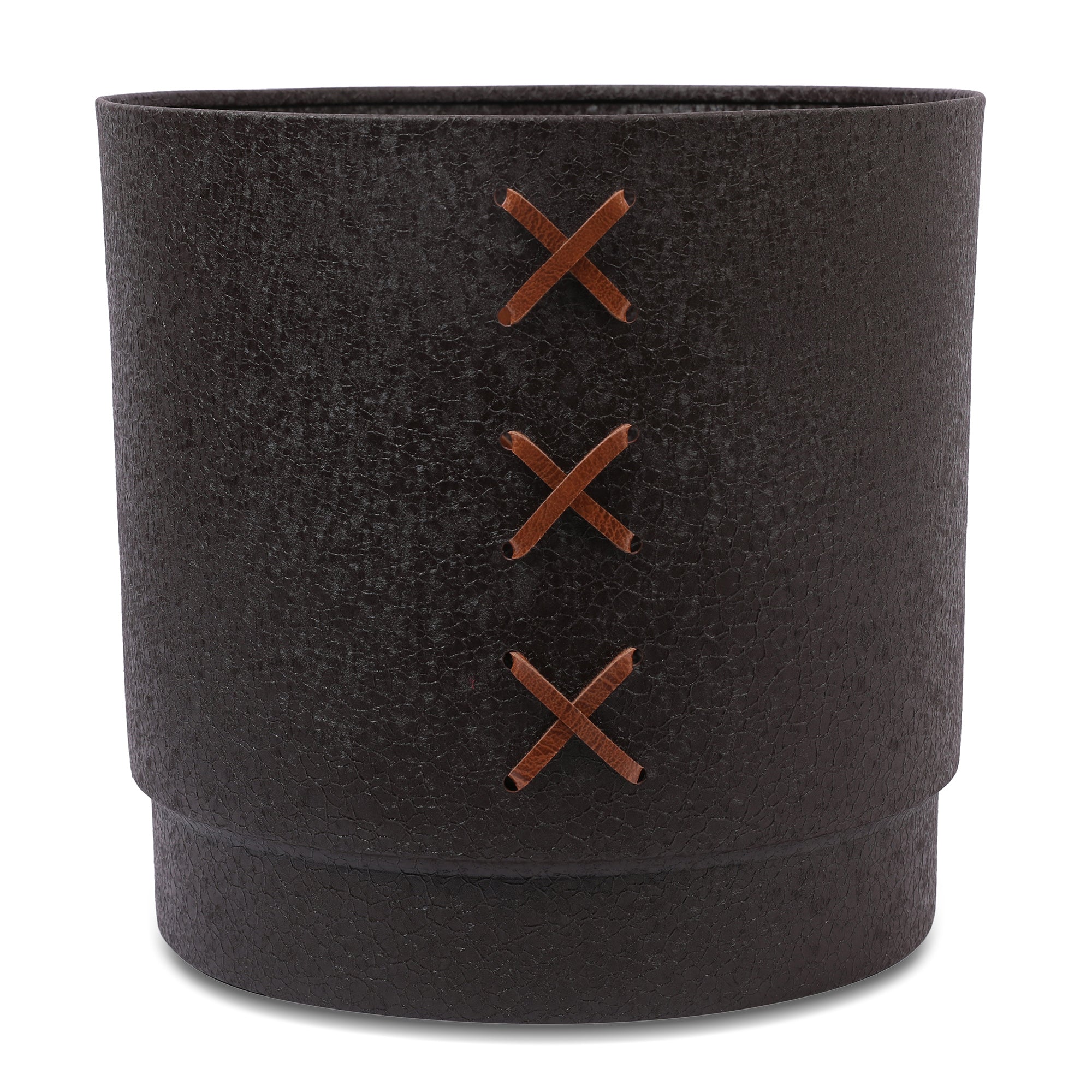 Cosmos Metal Planter 24 cm in Brown Colour