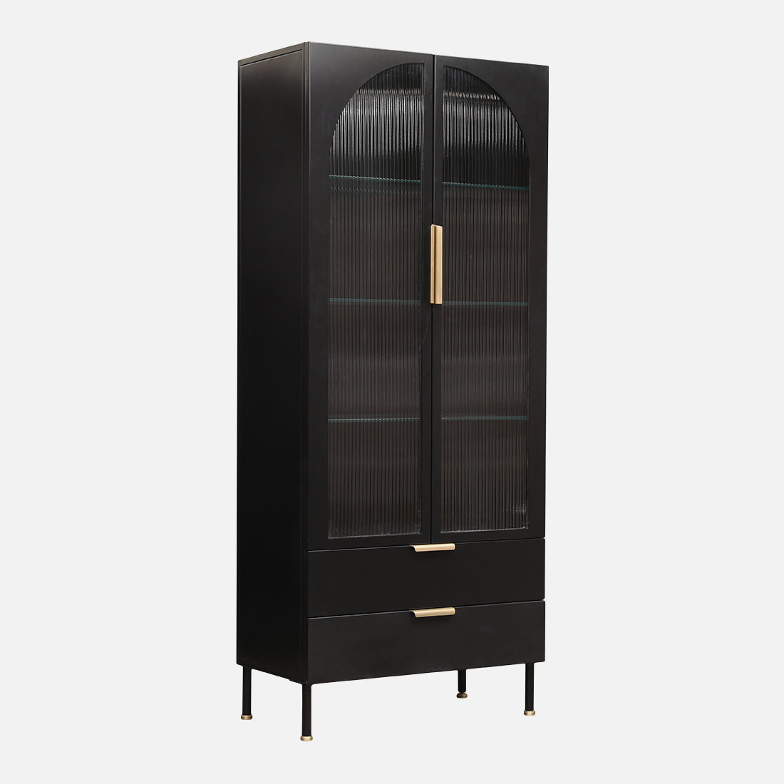Bracken  Multipurpose Cabinet in Black Colour