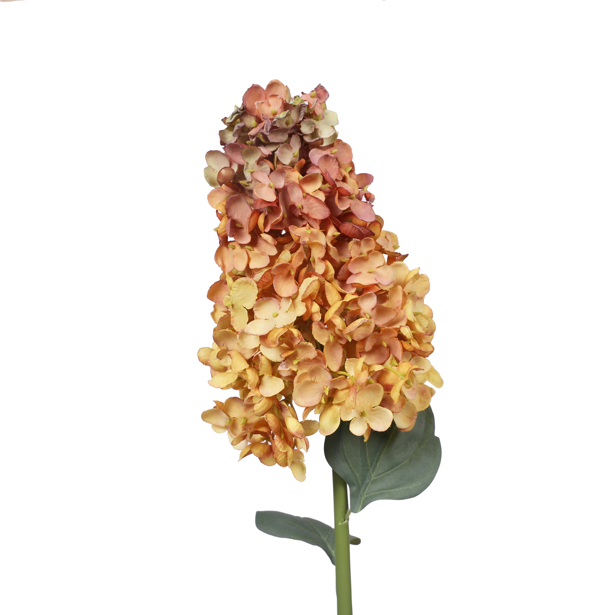 Blume Artificial Flower Hydrangea Stem 88cm in Yellow Colour By Living Essence