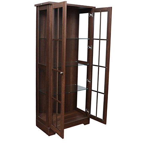 Holly Engineered Wood Book Shelf in Walnut Colour
