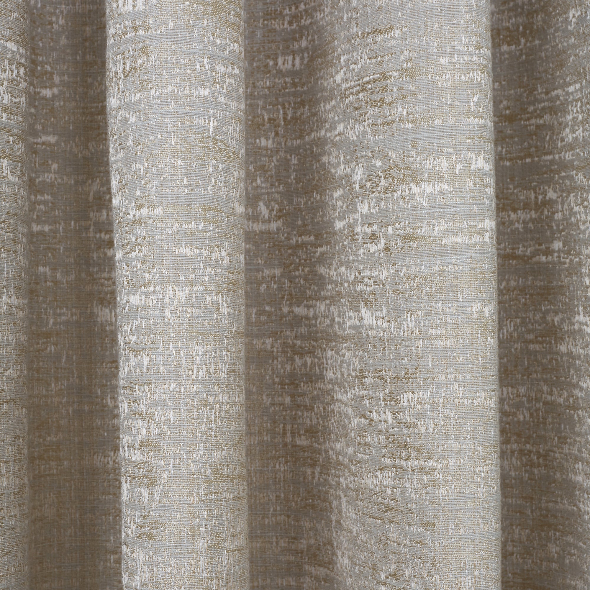 Amour Set of 2 Solid Jacquard Dim Out Curtains 7 Feet in Grey Colour