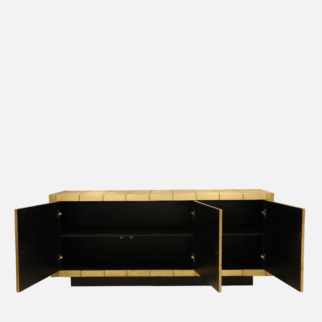 Adelaide Mango Wood Sideboard in Brass Colour
