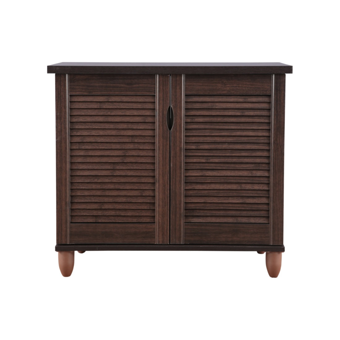 Riveria Engineered Wood Shoe Rack in Wenge Colour