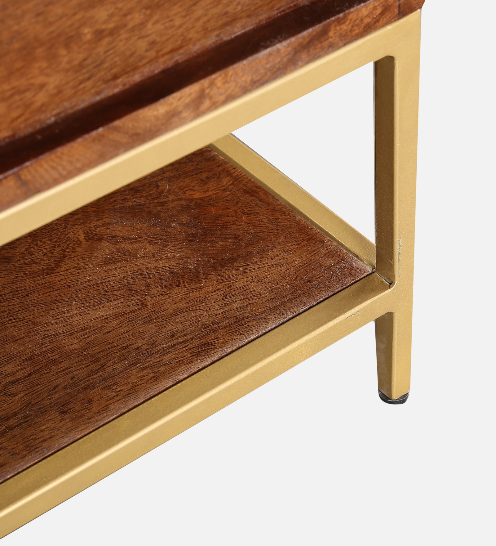 Crema Marble Top Center Table in Brown Colour