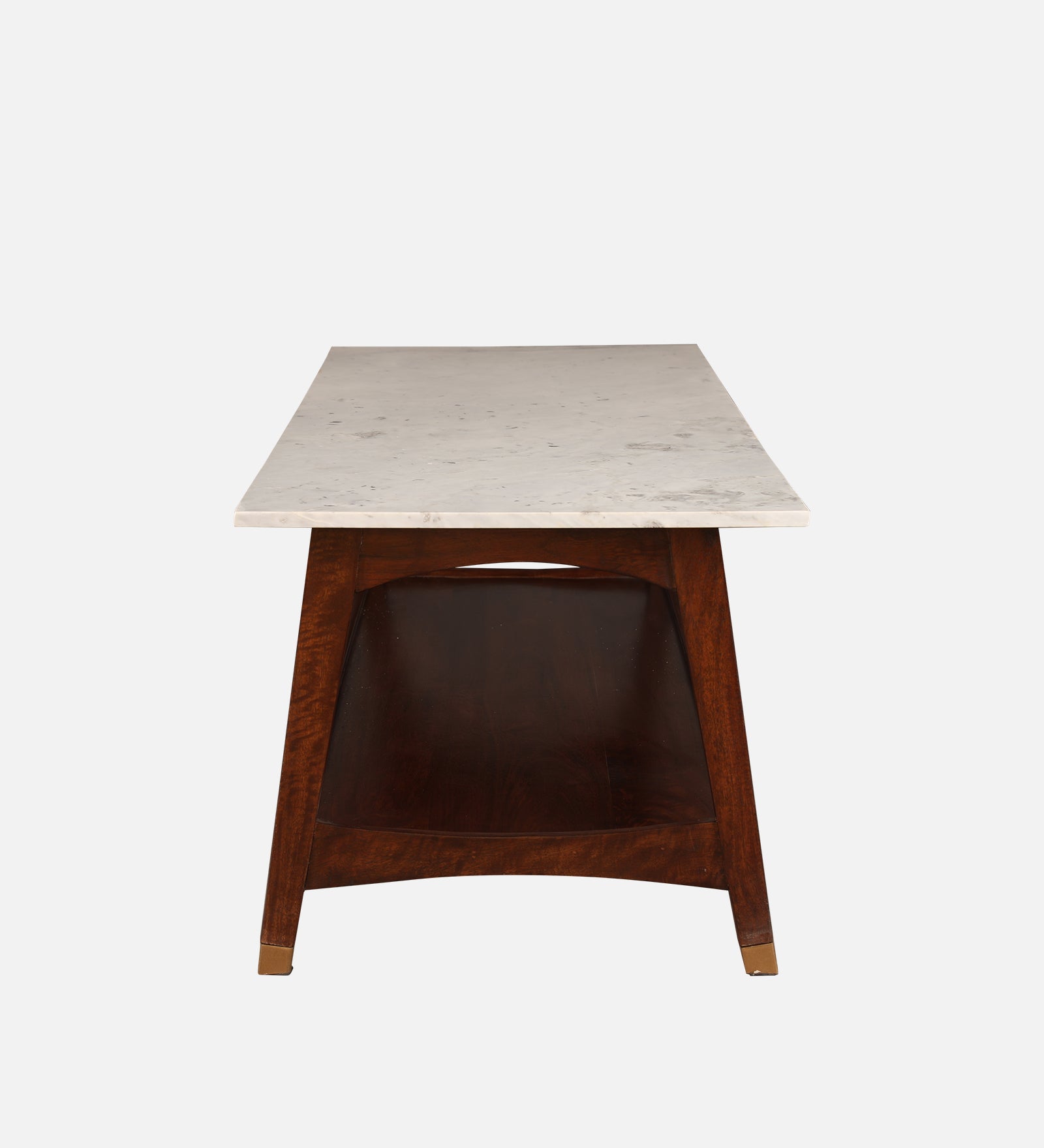 Dante Solid Wood Center Table in Walnut Colour