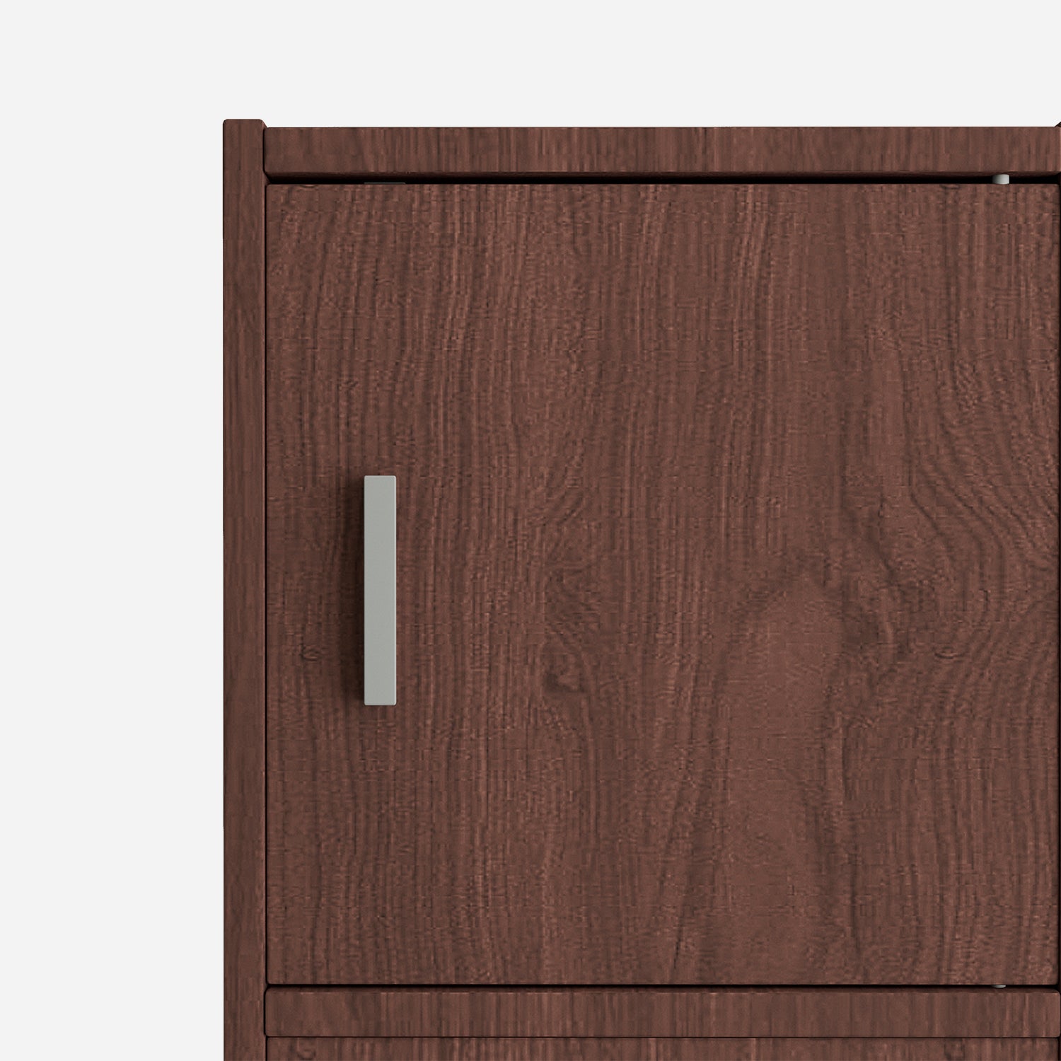 Albert Engineered Wood 4 Tier Cabinet in Cherry Brown Colour