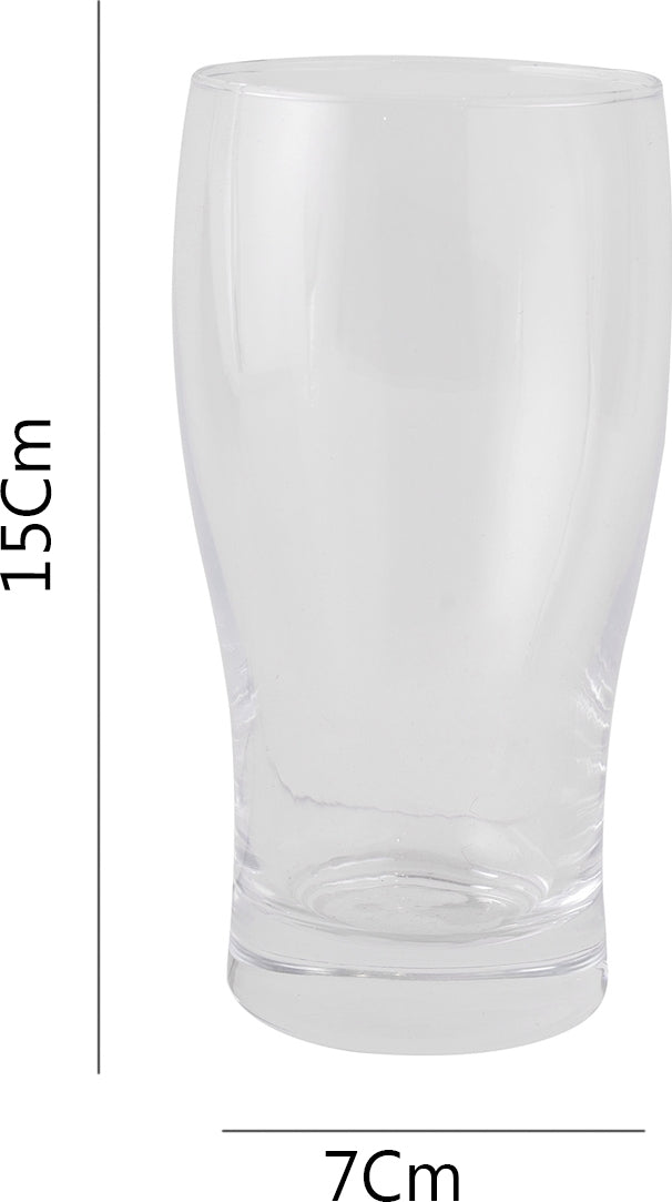 Welzenbier Glass Beer Tumbler in Transparent Colour