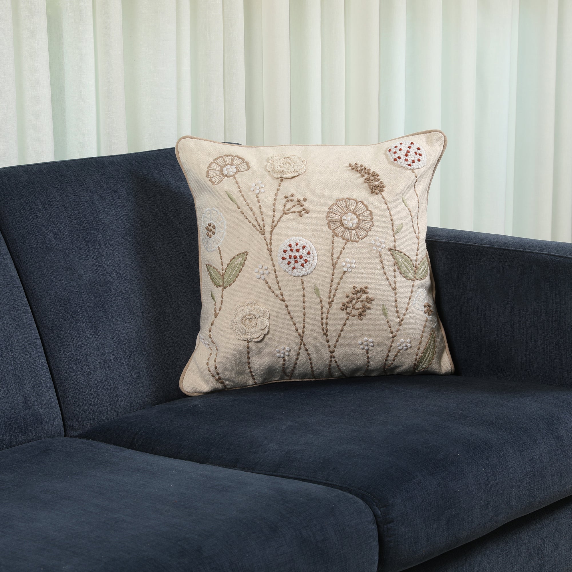 Modern Chic Cushion Cover Natural, 40X40cm