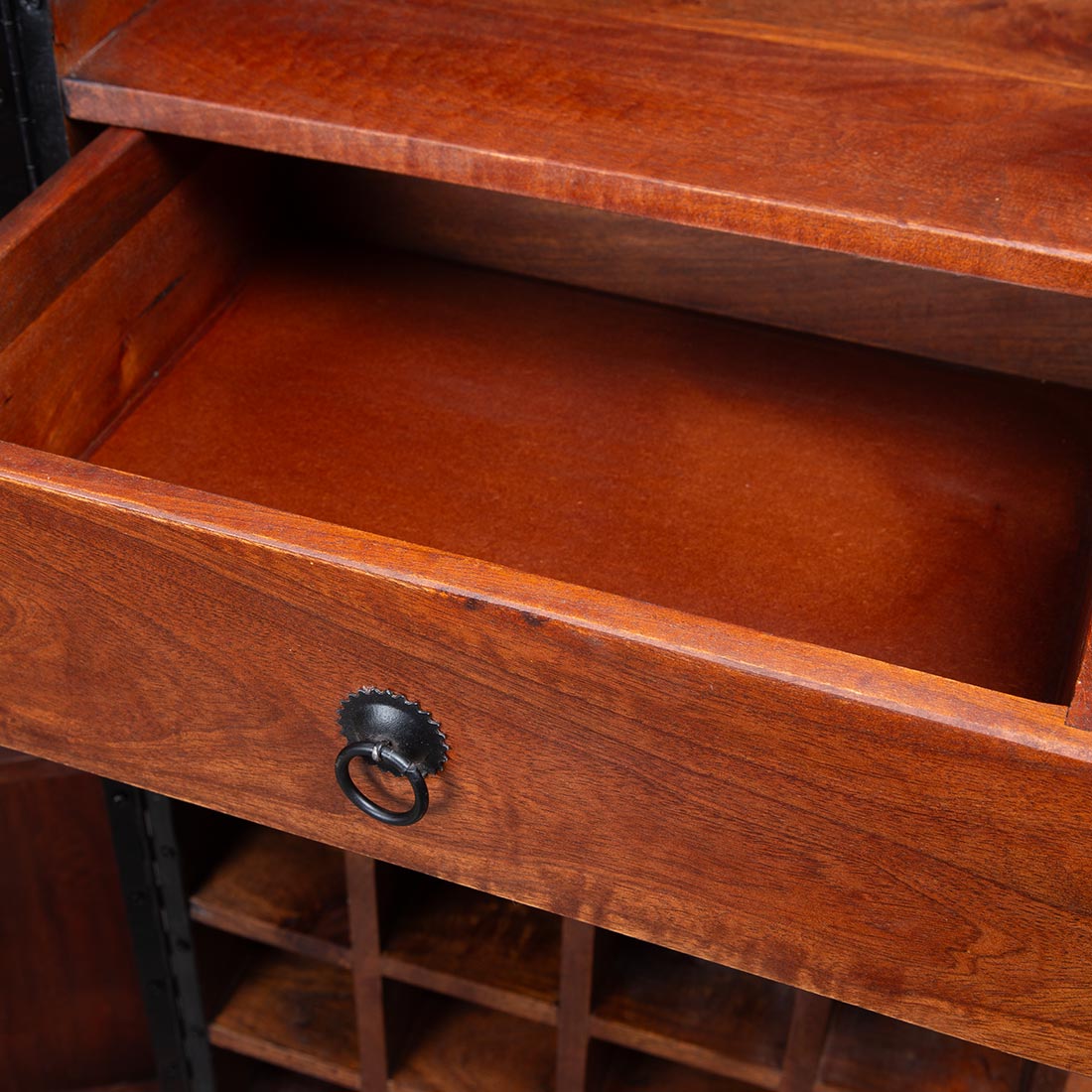 Phoolkari Bar Unit in Honey Colour