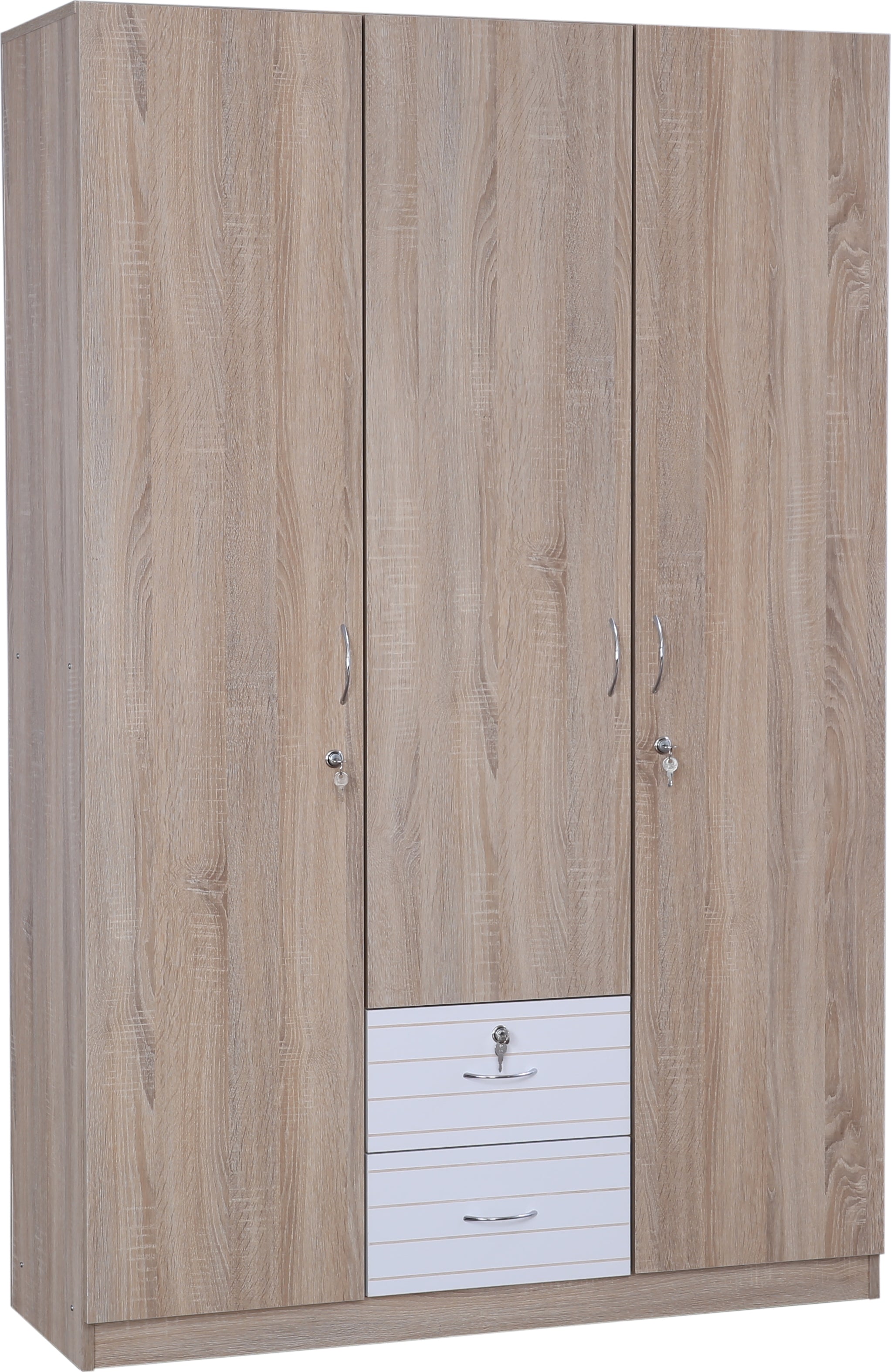 Molly Three door Wardrobe in Multi Colour
