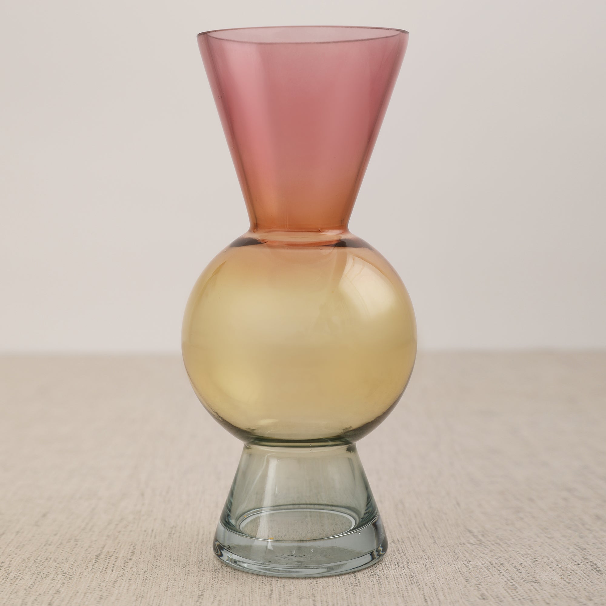 Monique Pop Glass Vase 20Cm in Multi Colour