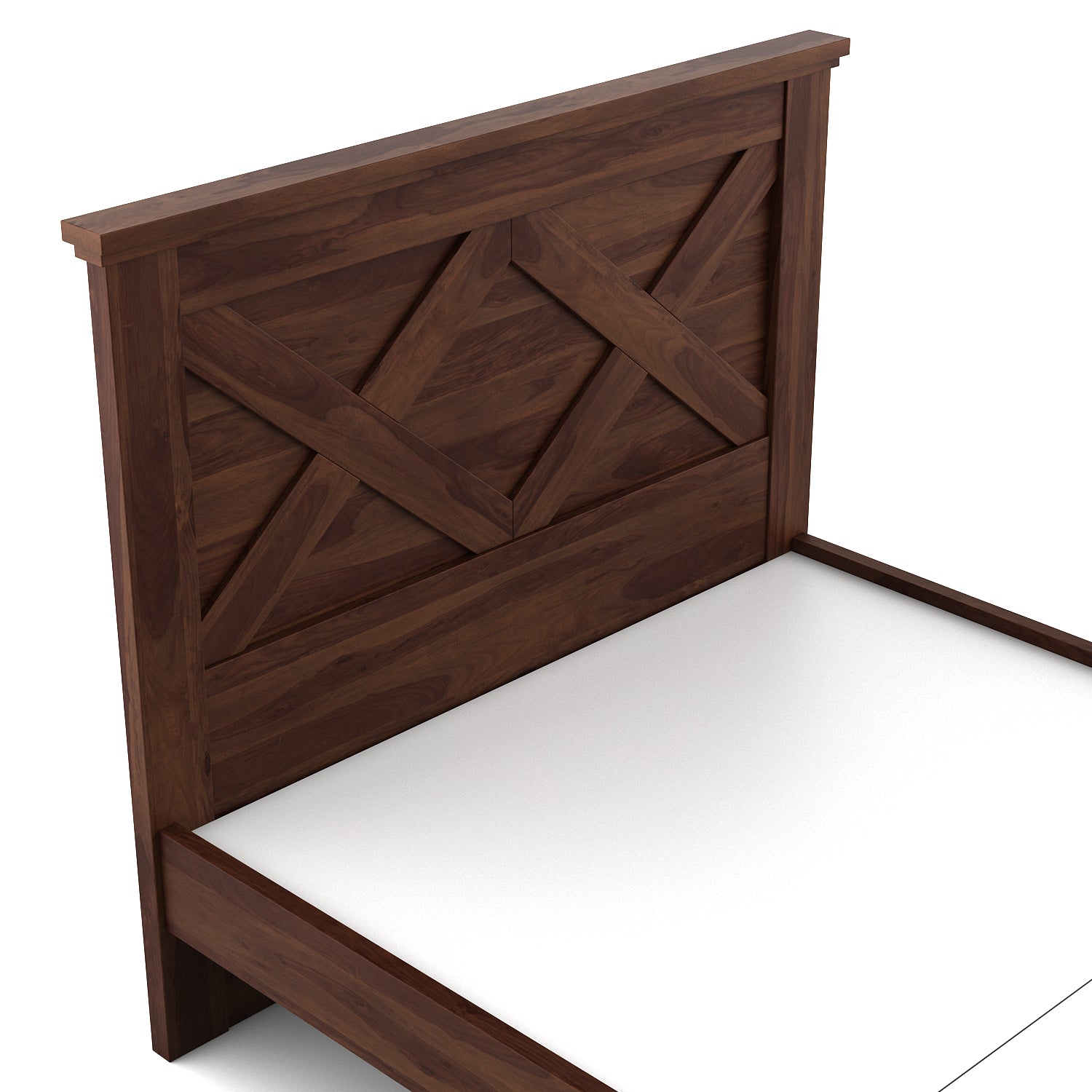 Antwerp  Single Bed Without Storage in Sheesham Colour