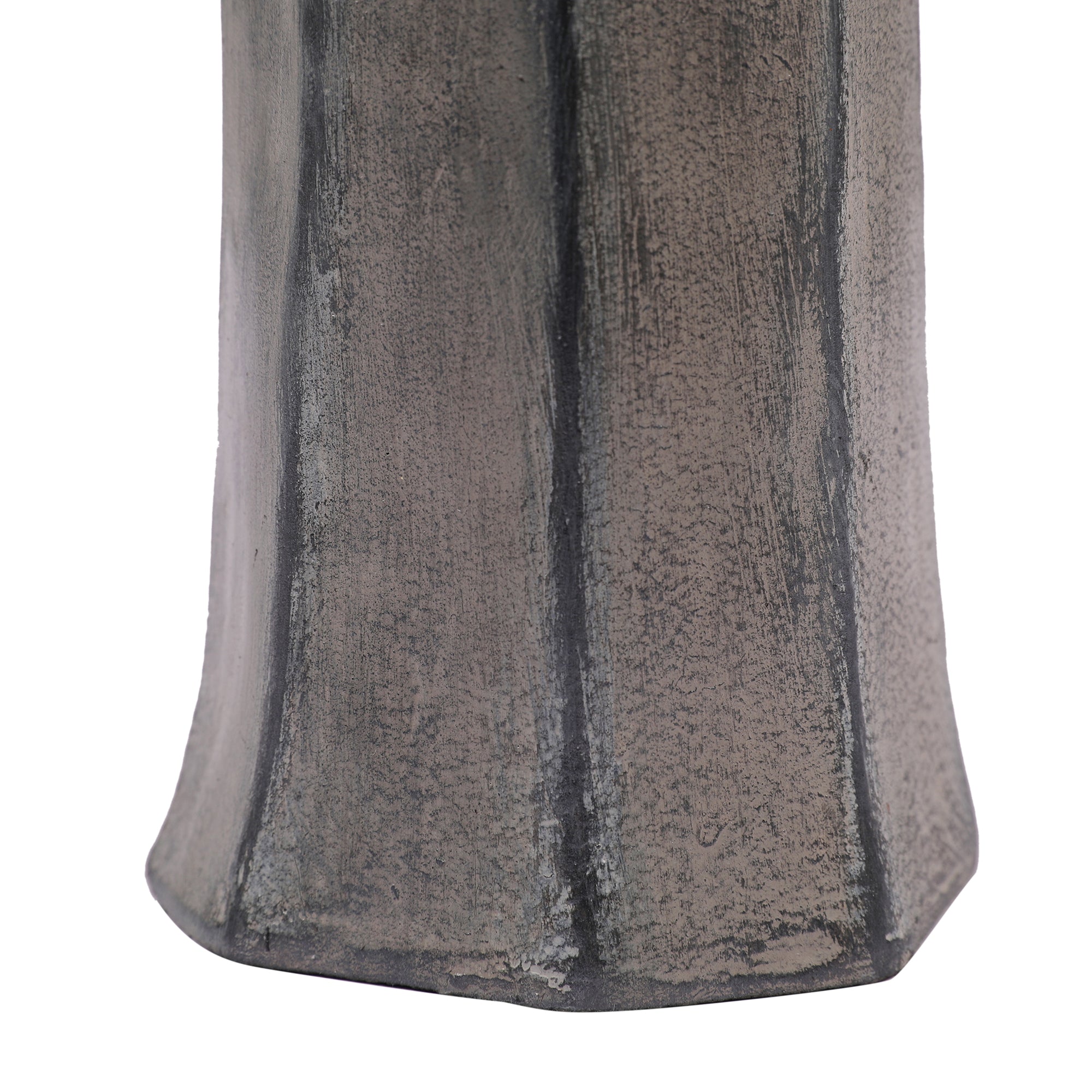 Stella Silver Pearl Finish Polyresin Female Abstract Facial Table D&eacute;cor