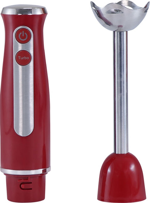 Crimson Edge Cast Iron Hand Blender 400W in Red Colour by Wonderchef