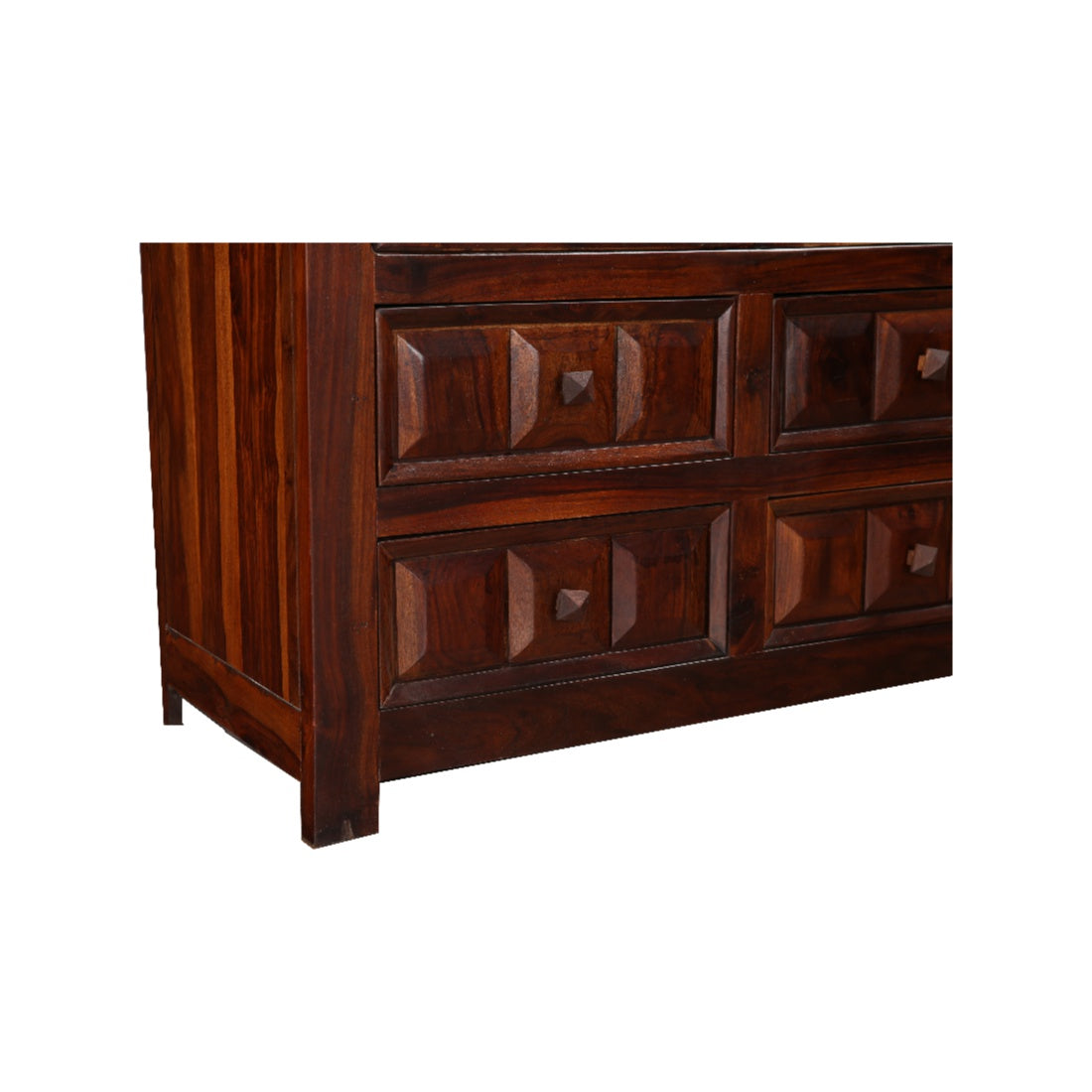 Woodrow Sheesham Wood(Rosewood) Book Shelf in Honey Colour