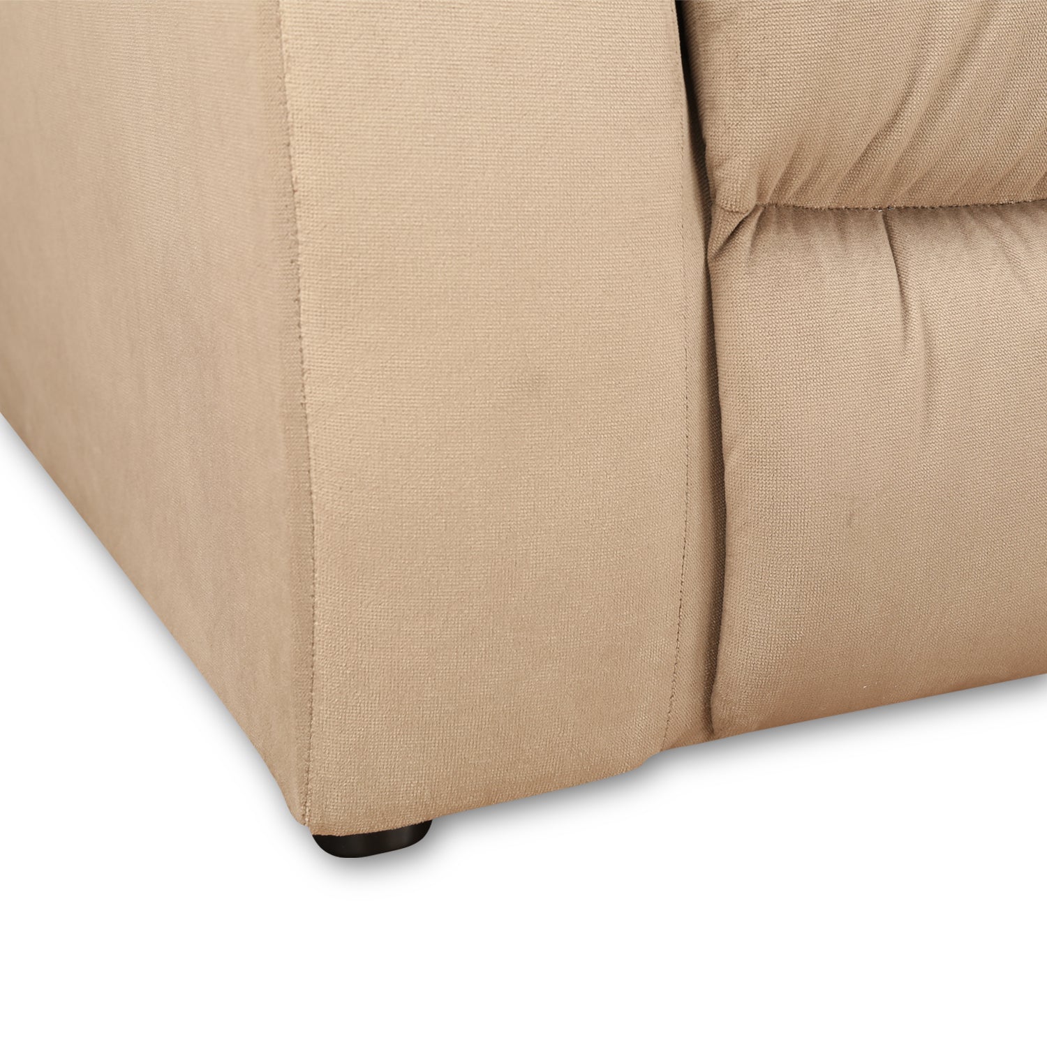 Bradford Fabric Two Seater Sofa in Beige Colour