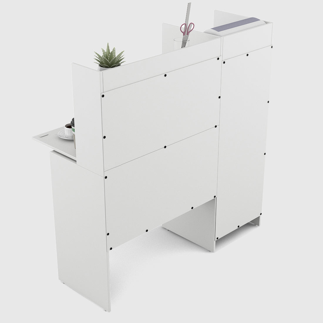 Venus  Study Table in White Colour