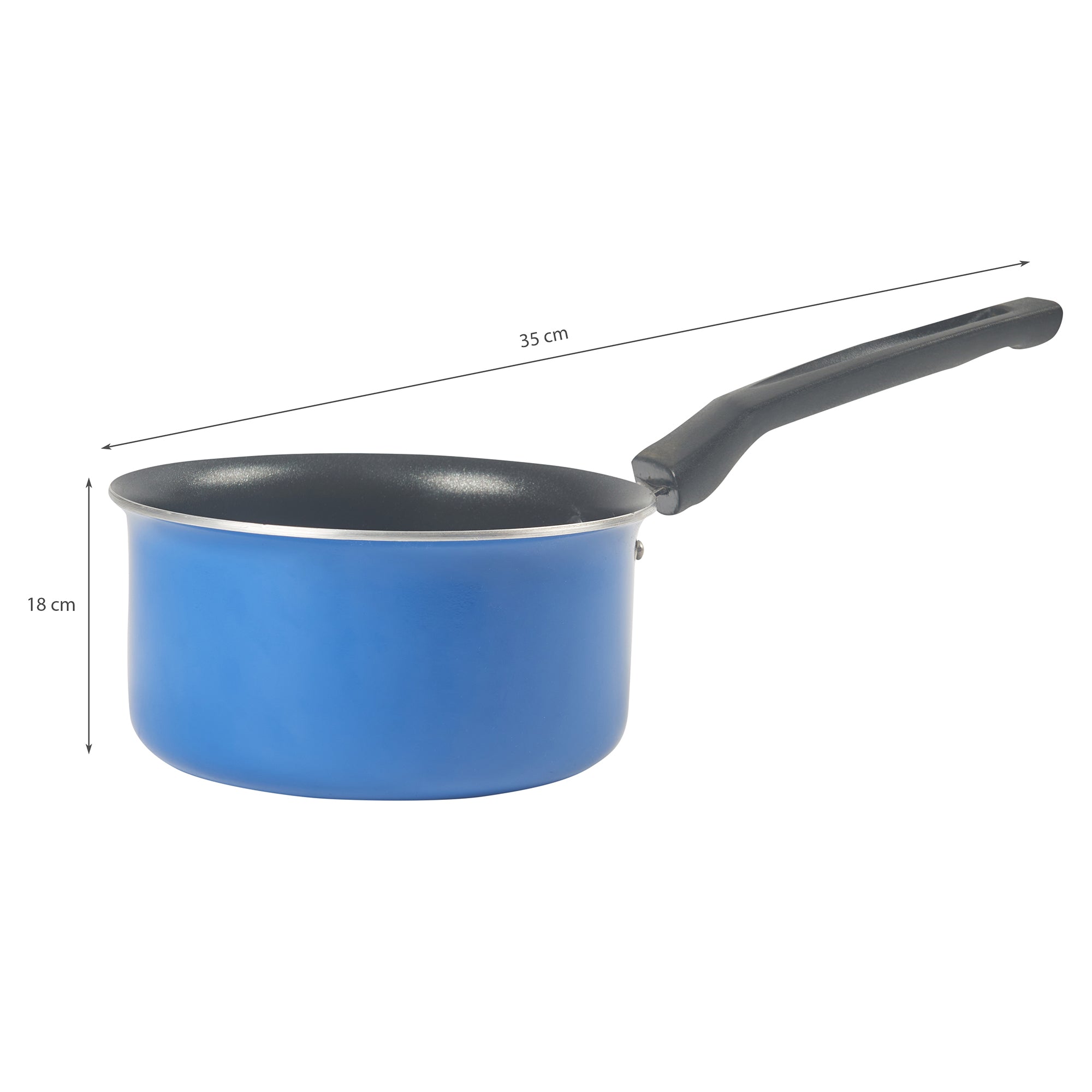 Fiesta Aluminium and Bakelite Saucepan Set of 2 in Cobalt Colour