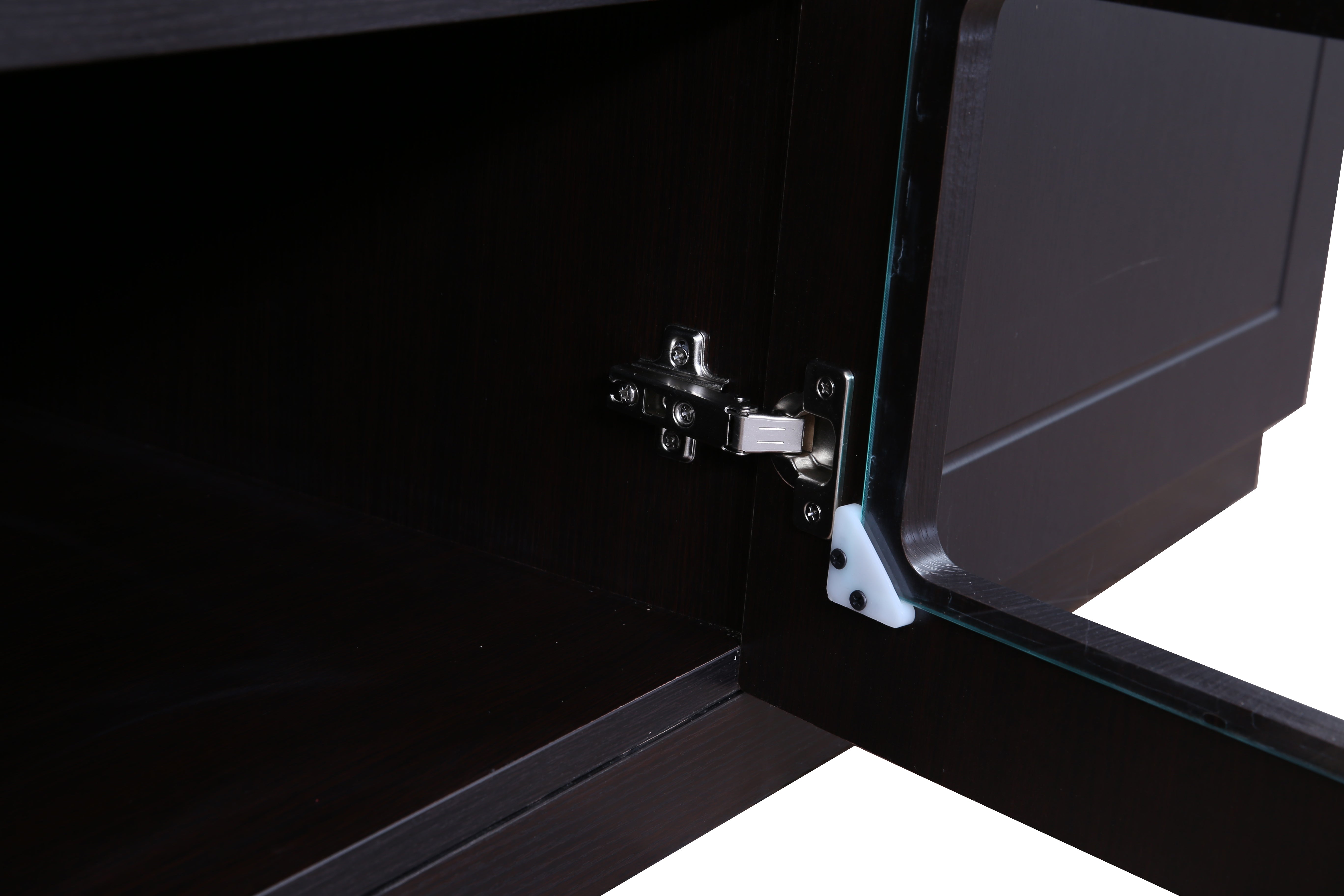 Mandrin Engineered Wood Wall Unit in Wenge Colour