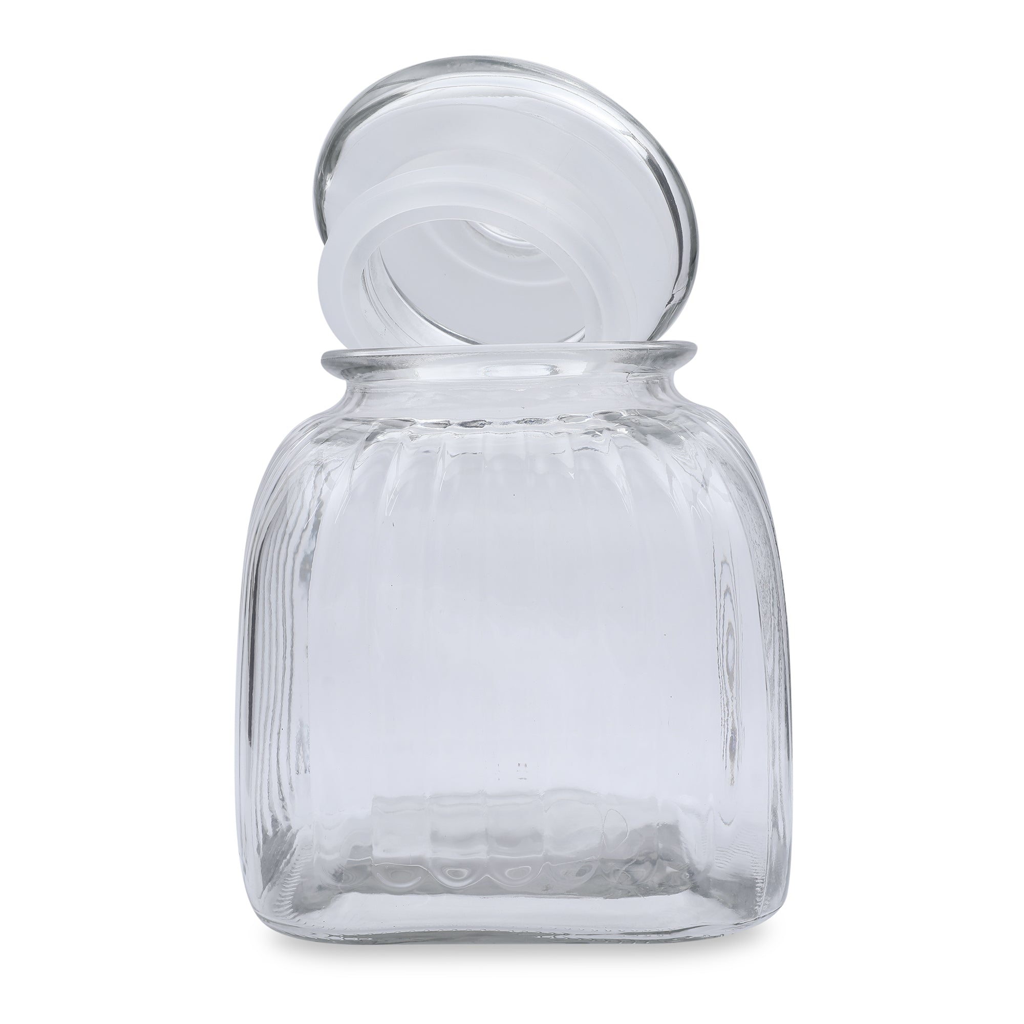 Robust Glass Jar 3000 ml with Lid in Transparent Colour