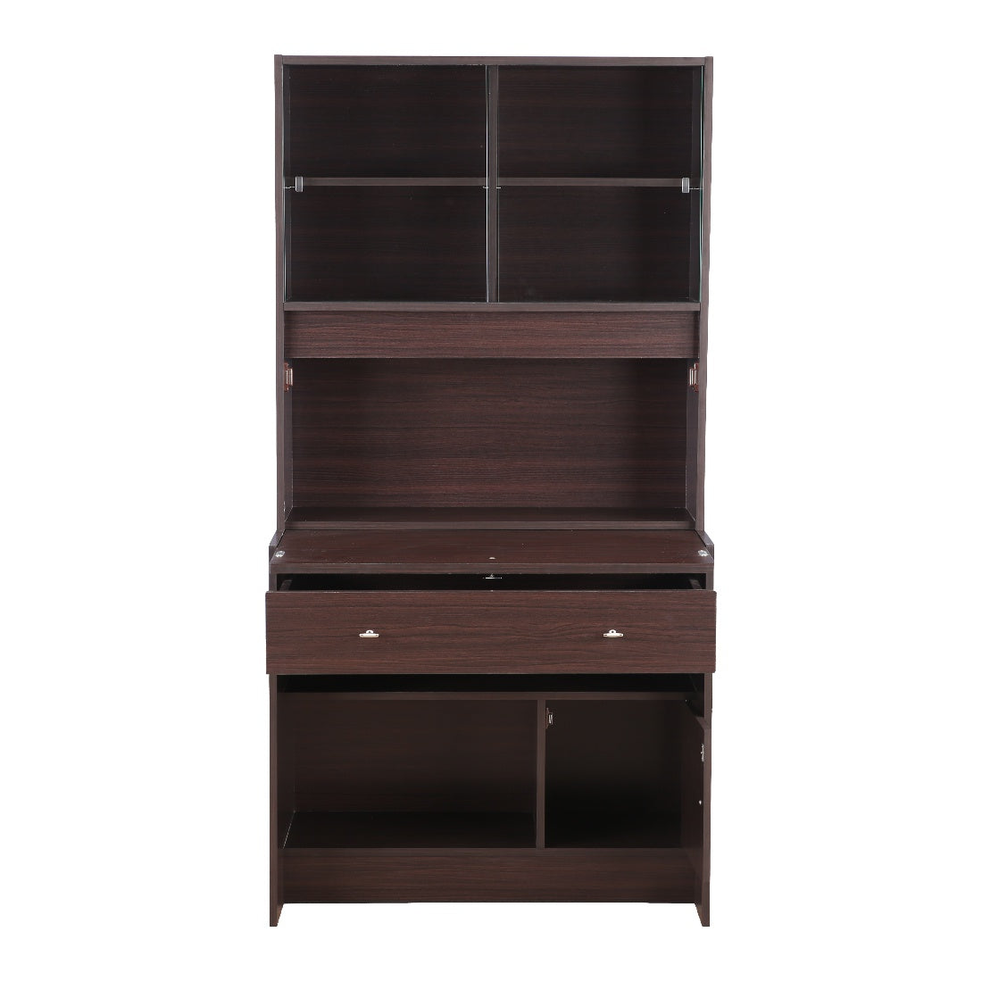 Gleam Study Table in Walnut Colour