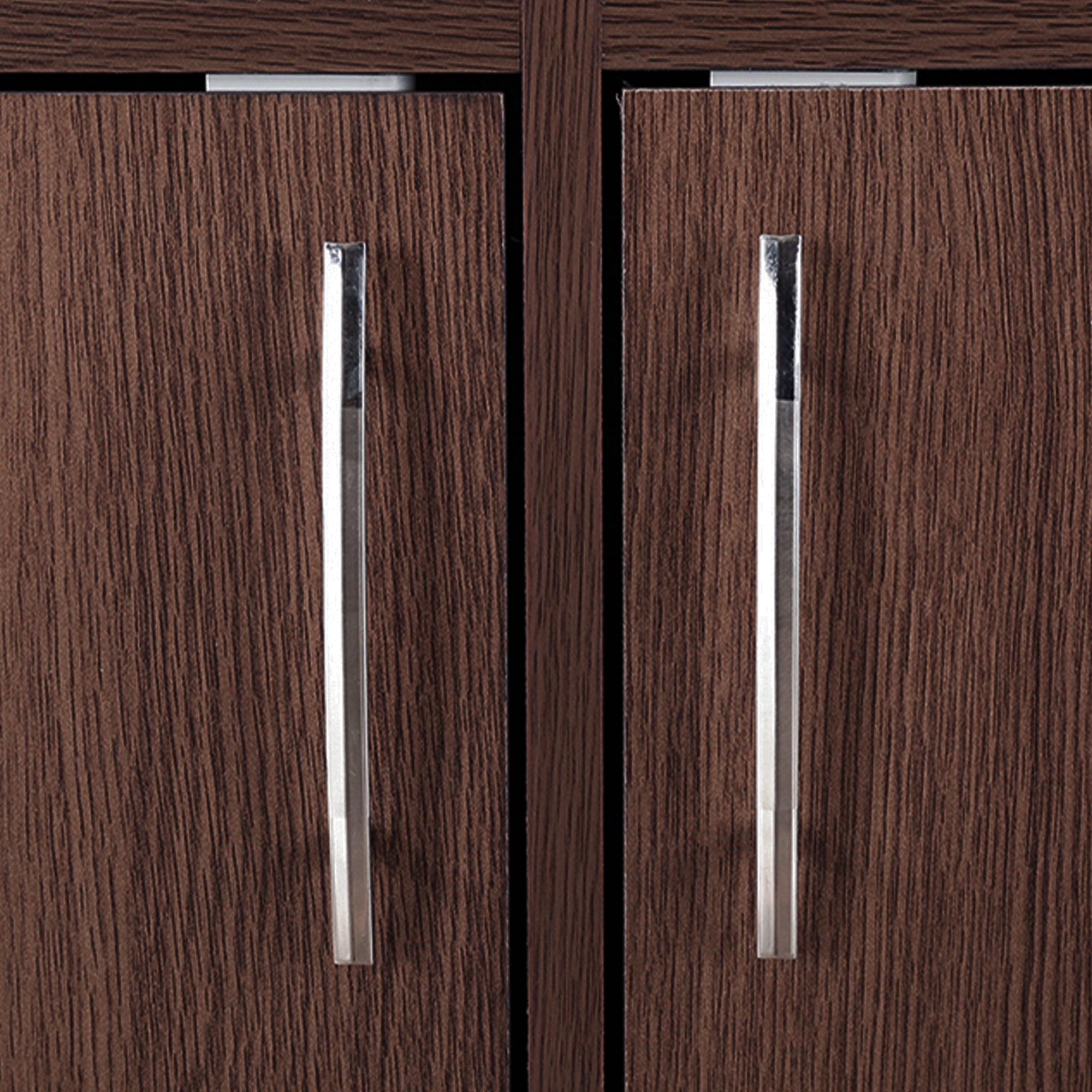 Albert Engineered Wood 3 Door Cabinet in Oak Colour