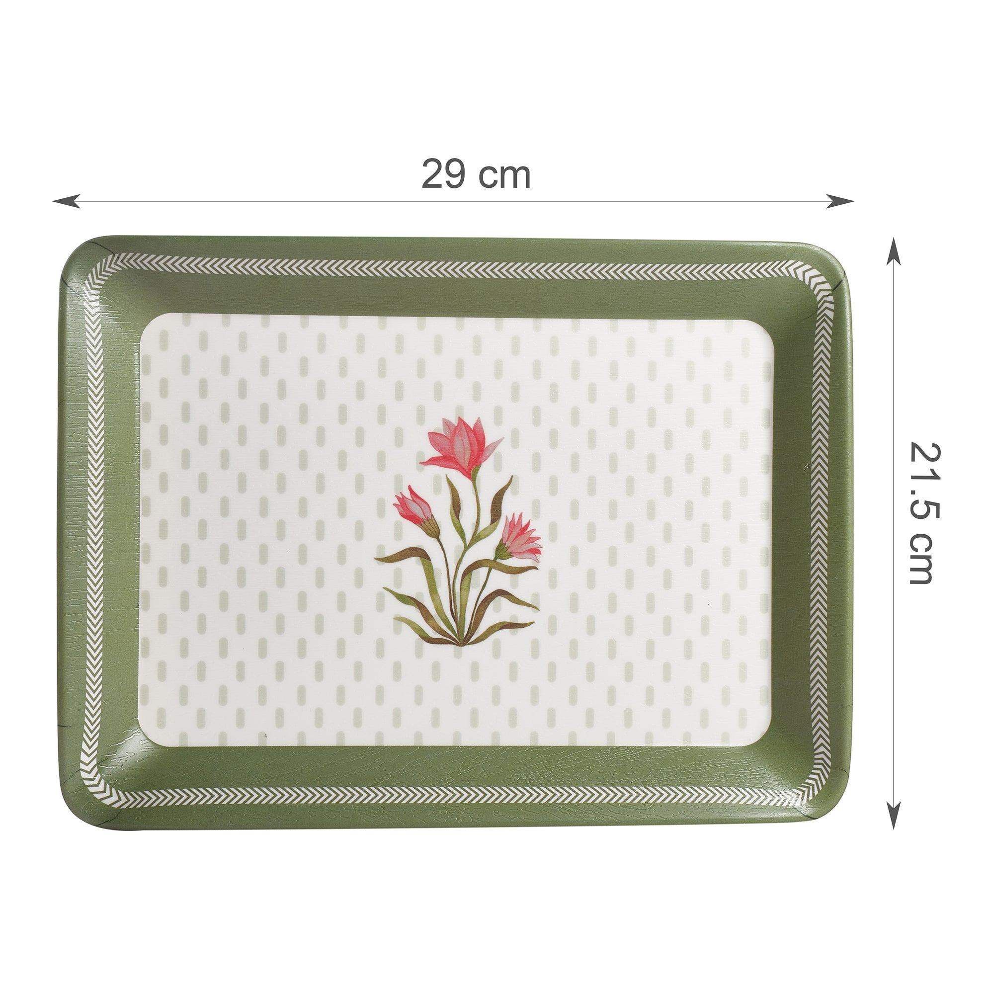 Nelumbra Melamine Medium Tray in Multi Colour
