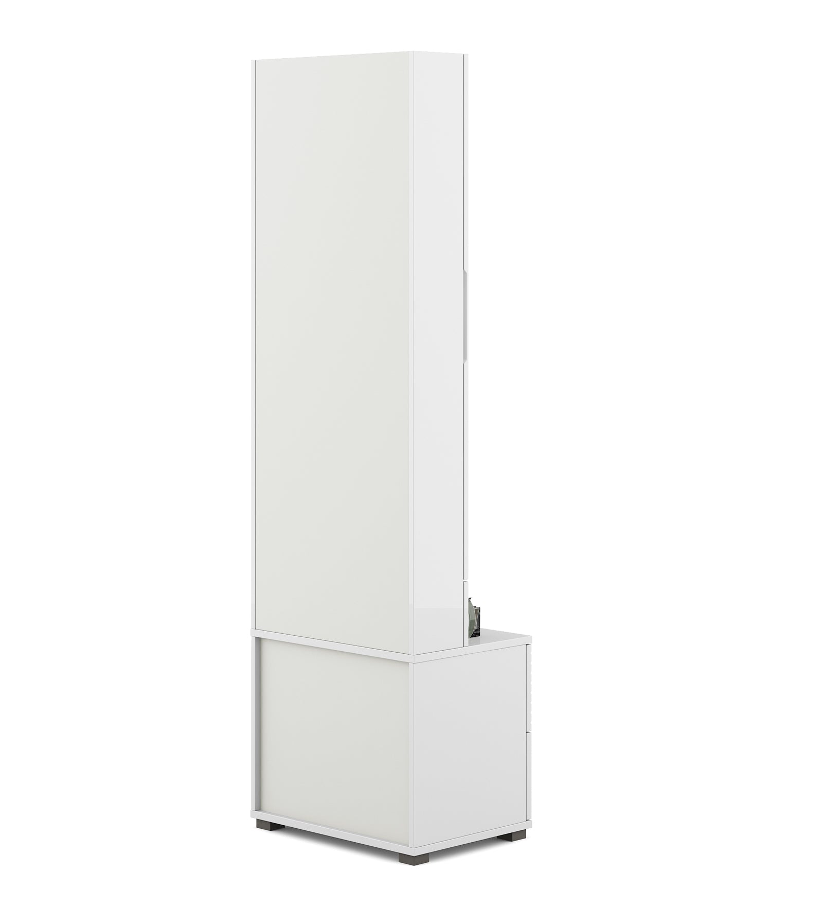 Gwen  Dresser With Mirror in White  & Denim Colour