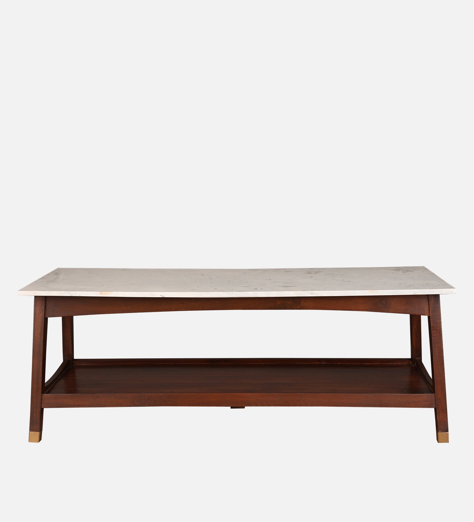 Dante Solid Wood Center Table in Walnut Colour