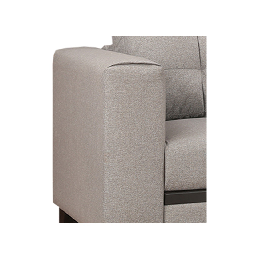 Garcia Fabric 3 Seater Sofa in Grey Colour