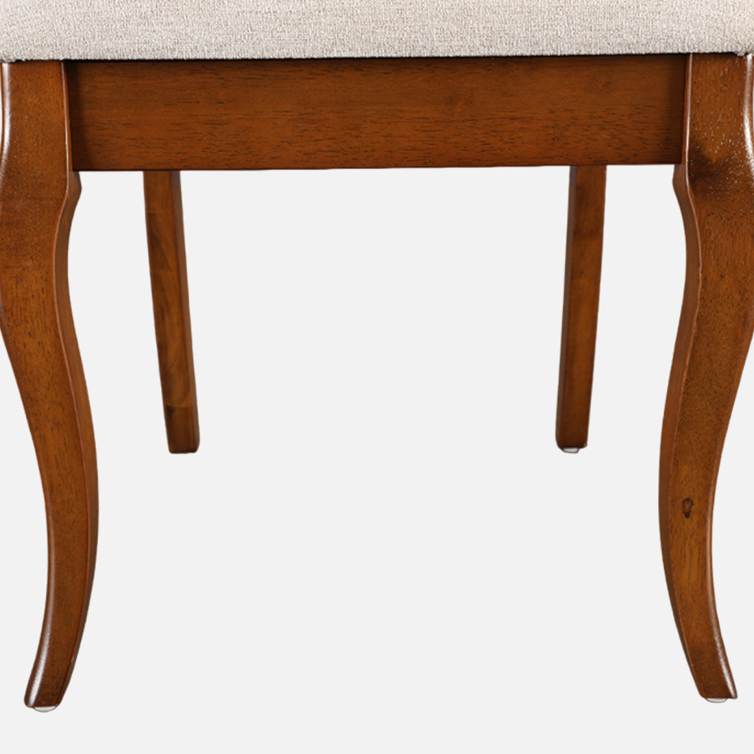 Florentine Marble Finish Six Seater Dining Set in Dark Walnut Colour
