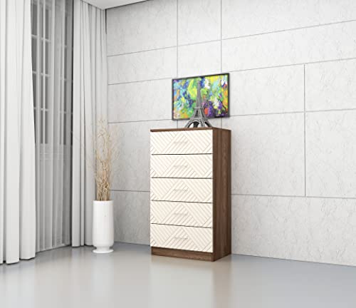 Saville Chest of 5 Drawers in Dark Vogue Colour