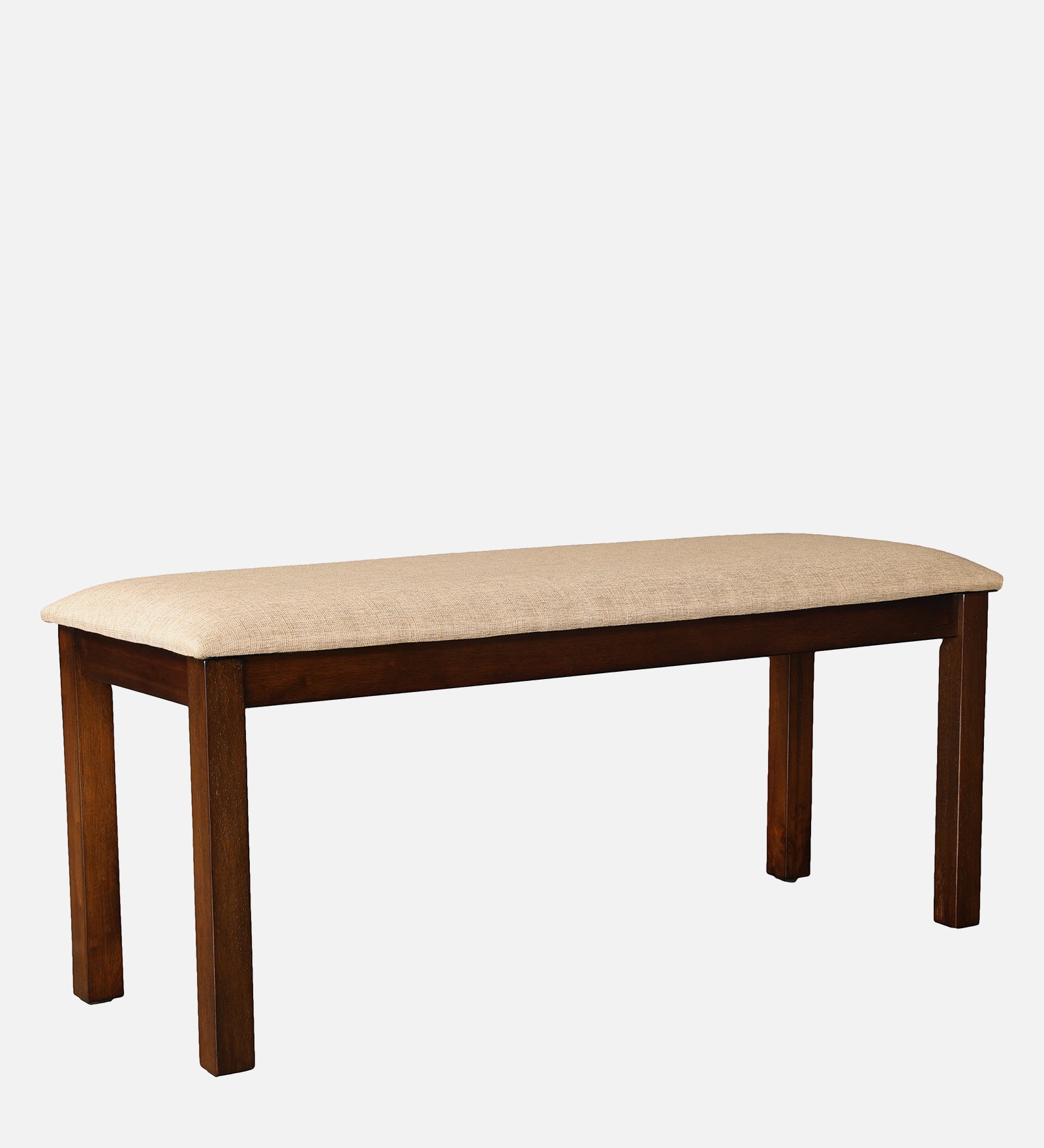 Shore Rubber Wood Dining Bench in Rio Brown Colour