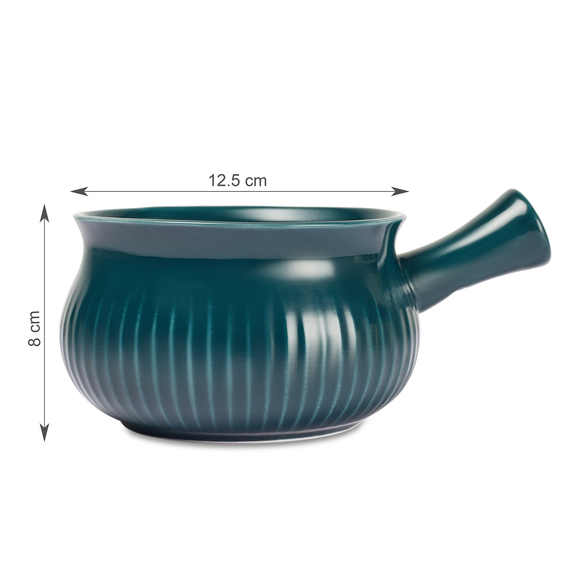 Ace Ceramic Soup Cup & Serving Platter Combo in Assorted Colour