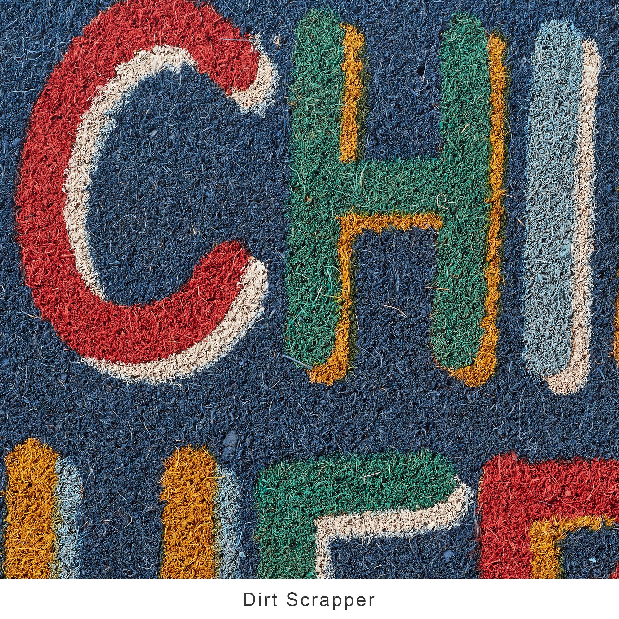 Natura  Chill Here Printed Coir Doormat 40x60 CM in Blue Colour