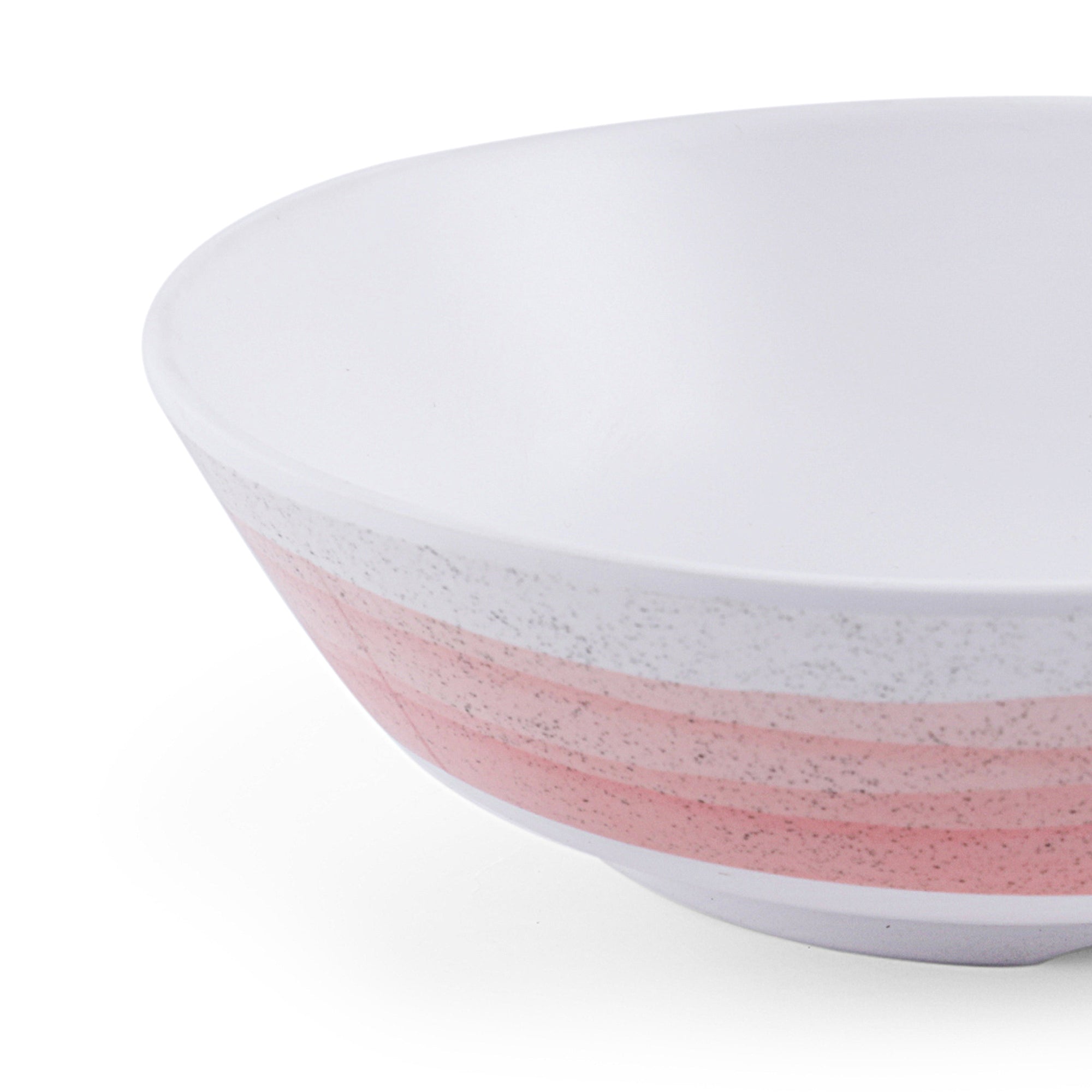 Emilia Melamine Speckles Serving Bowl in Pink Colour