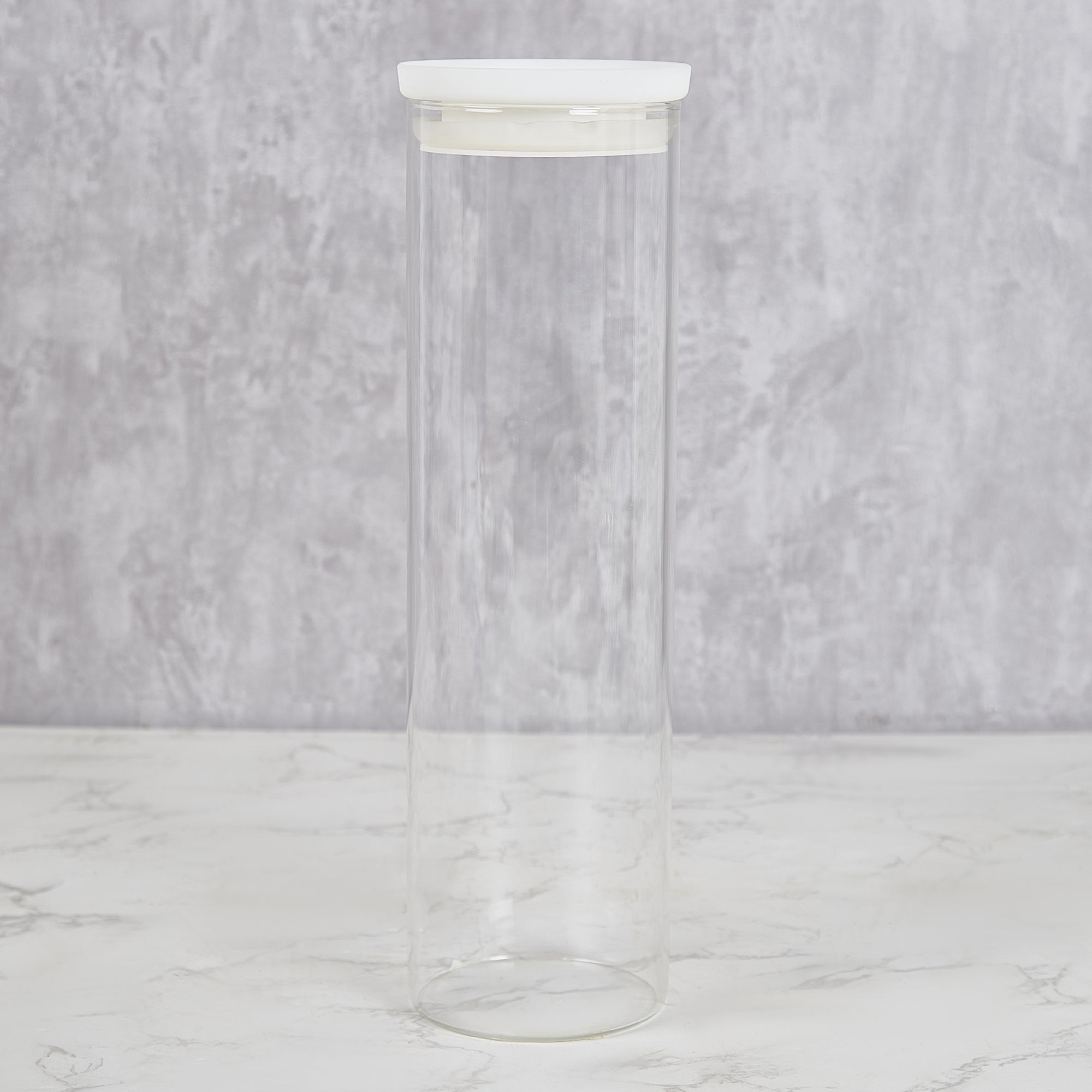 Fiesta Borosilicate Glass Pantry Storage Jar Set of 5 in Clear Colour