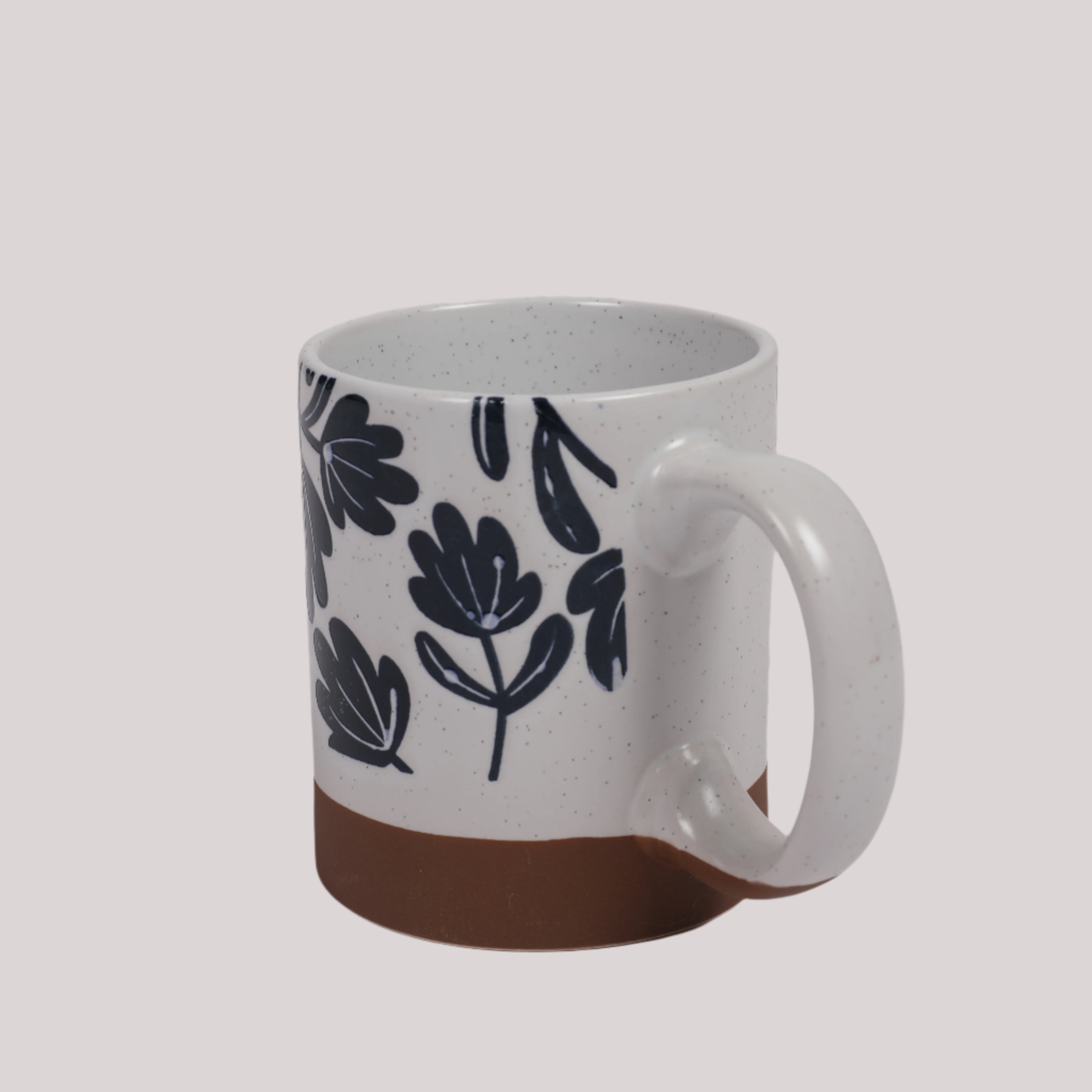 Living Essence Stoneware Mug White 280ml Set of 2Pcs