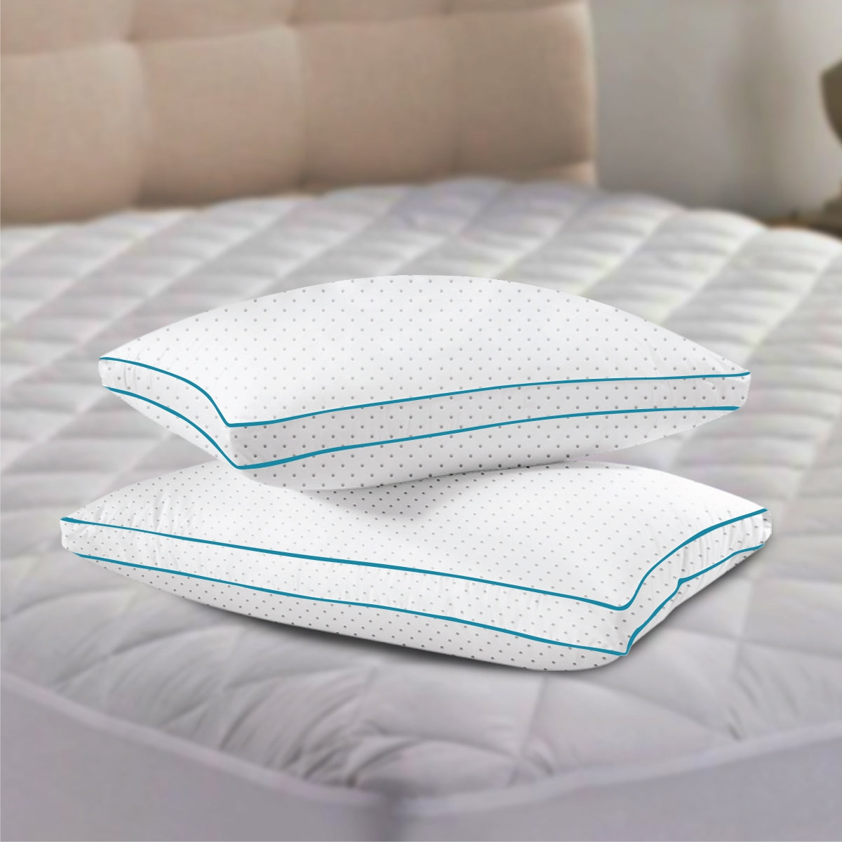 Serenity Tranquil Pillow 46X68 Cm in White Colour by Living Essence