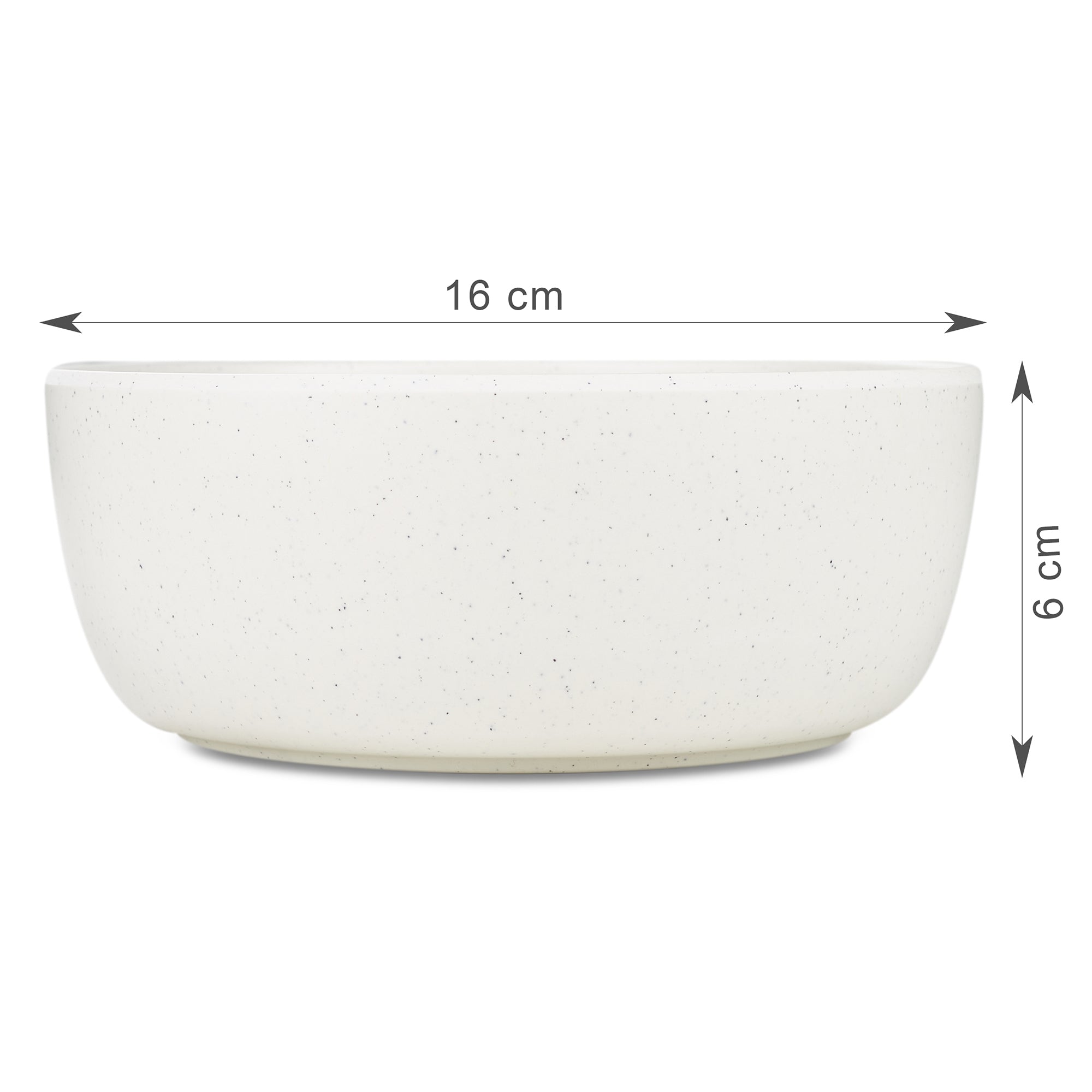 Minto Melamine Soup Bowl Set of 4 in Beige Colour