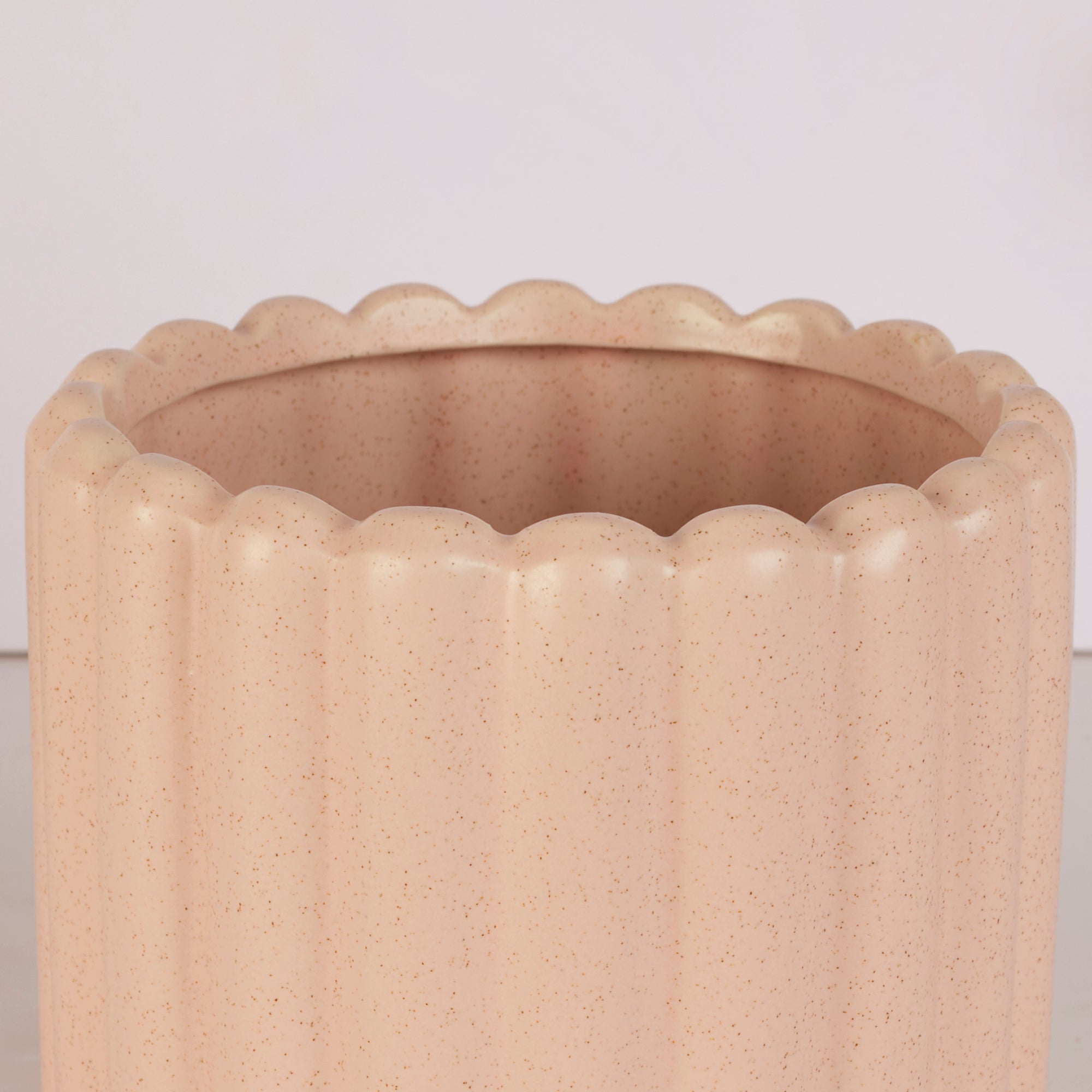Silk Route Ceramic Planter 14Cm in Pink Colour