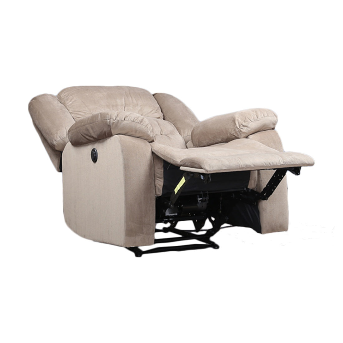 Bradford Fabric Single Seater Recliner in Beige Colour