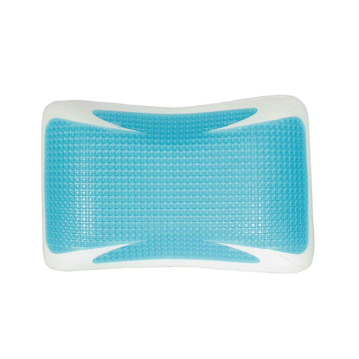 Contoura Gel Memory Foam Pillow with Special Cooling Wings for Survical Support 60X40X12 Cms in White Colour