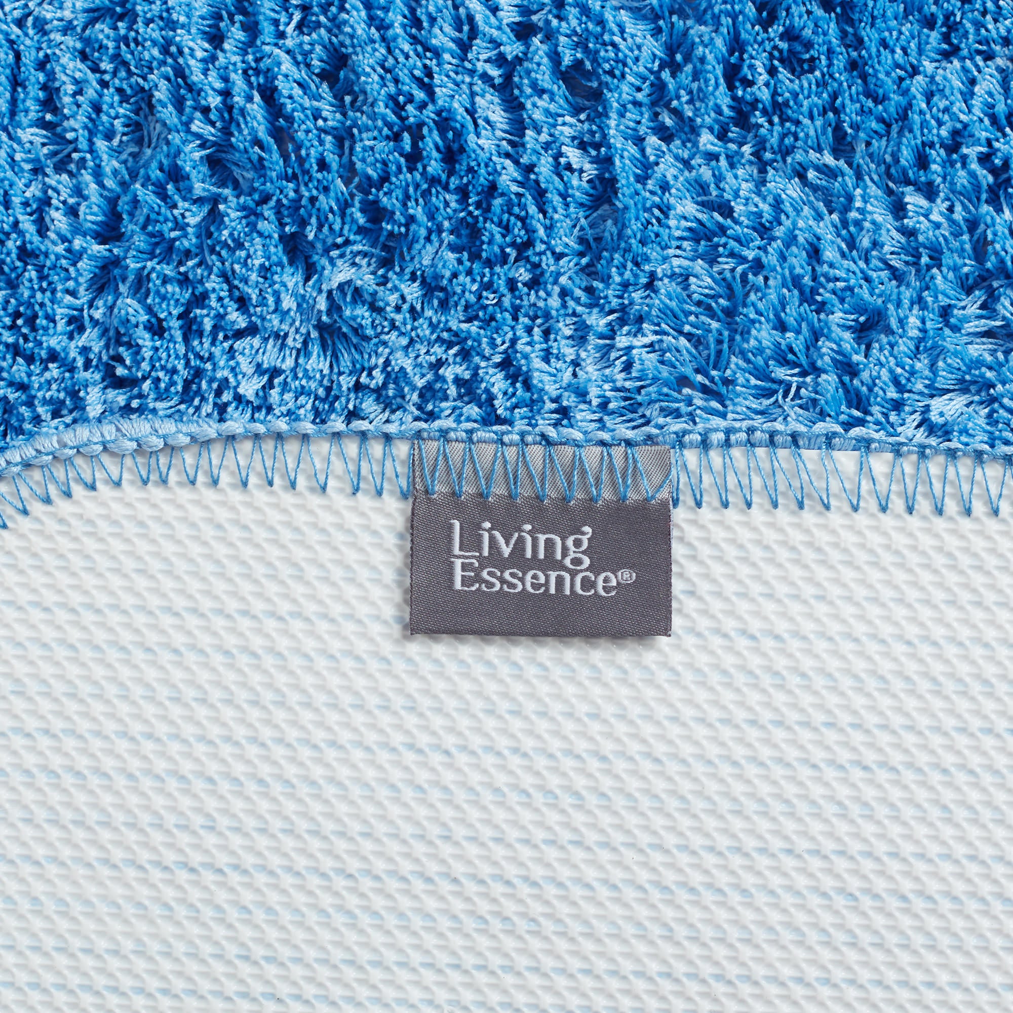 Emilia Micro Fiber Anti Skid Bath Mat 44x66 Cm in Blue Colour
