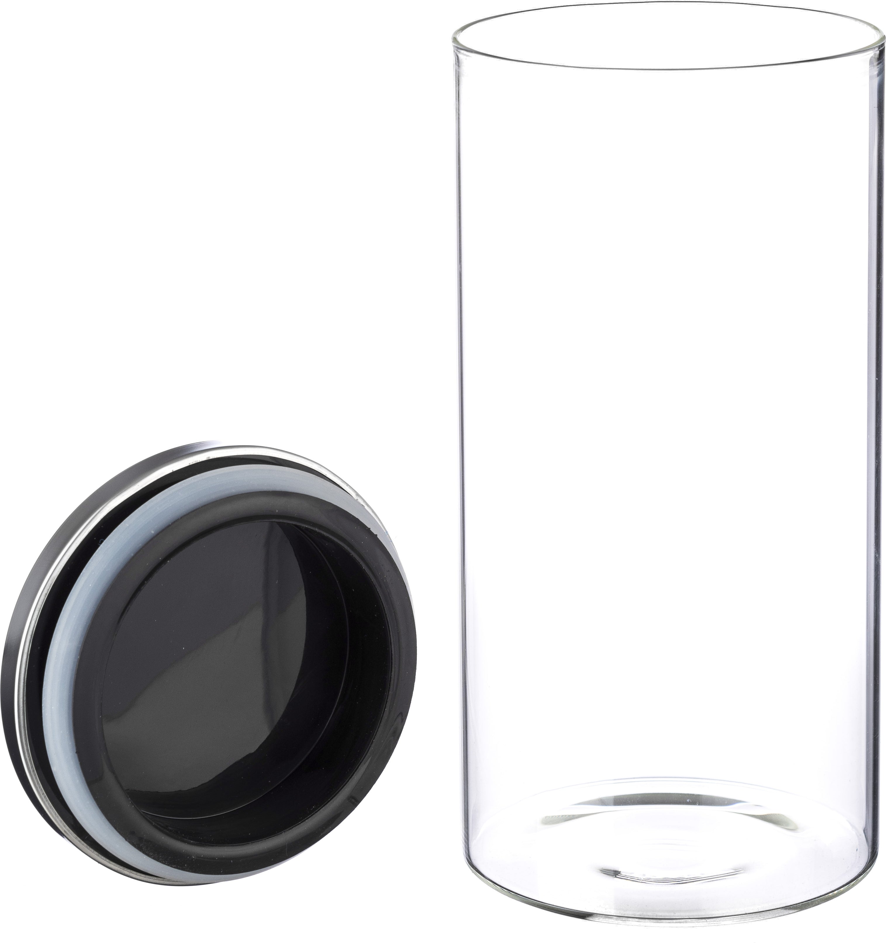Classic Borosilicate Glass Round Jar 1.3 Ltr by Sanjeev Kapoor