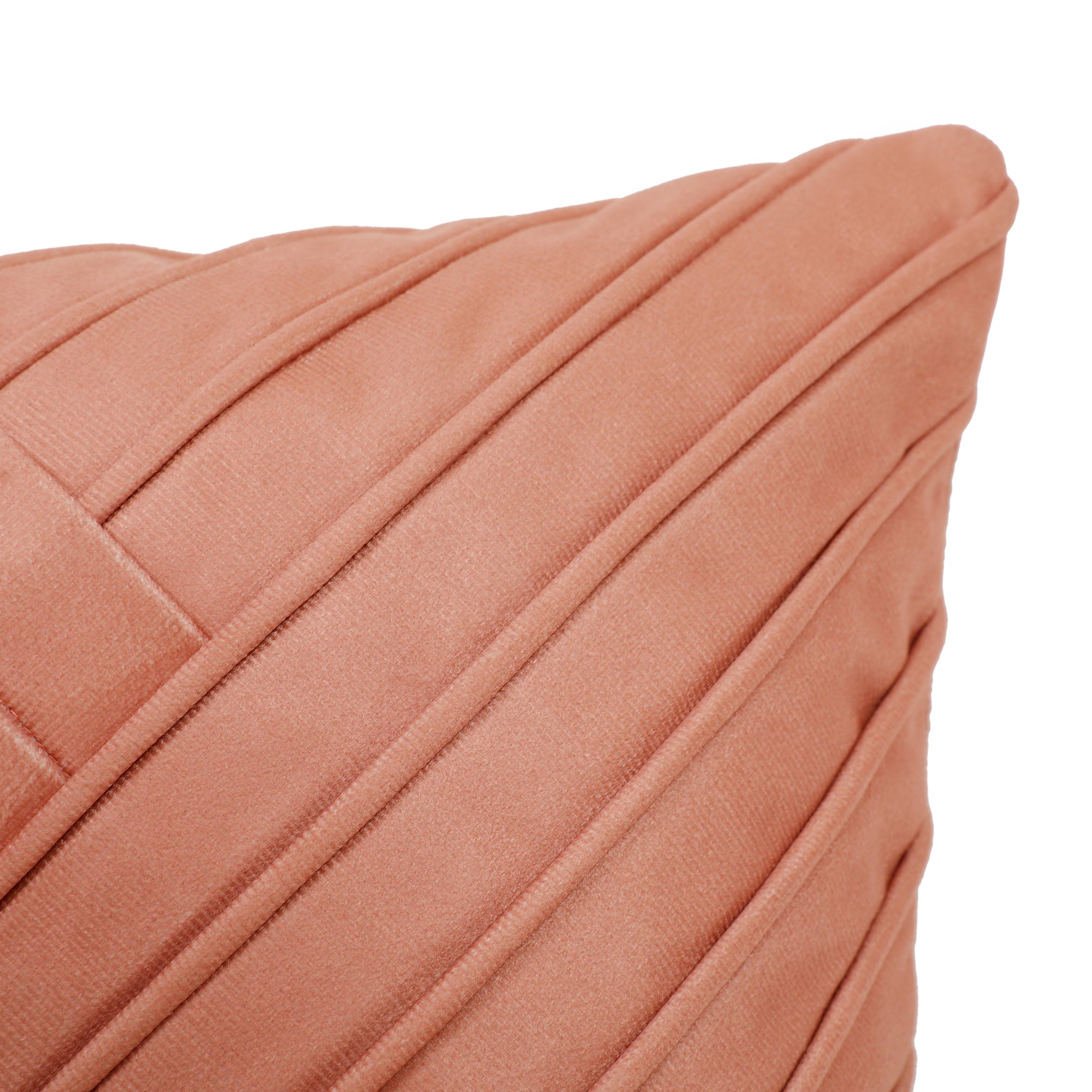 Plush Elegance Art Deco Cushion Cover Blue, 40X40cm