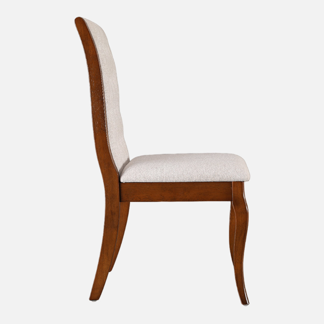 Florentine Solidwood Dining Chair Set of 2 in Dark Walnut Colour