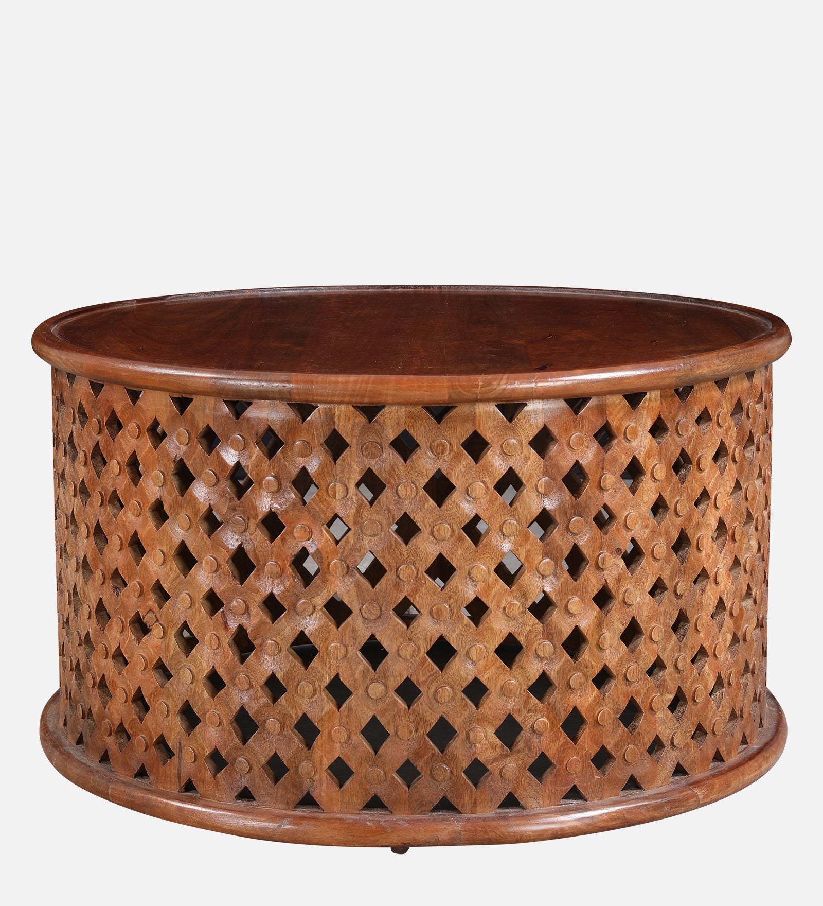 Sirohi Solid Wood Center Table in Brown Colour