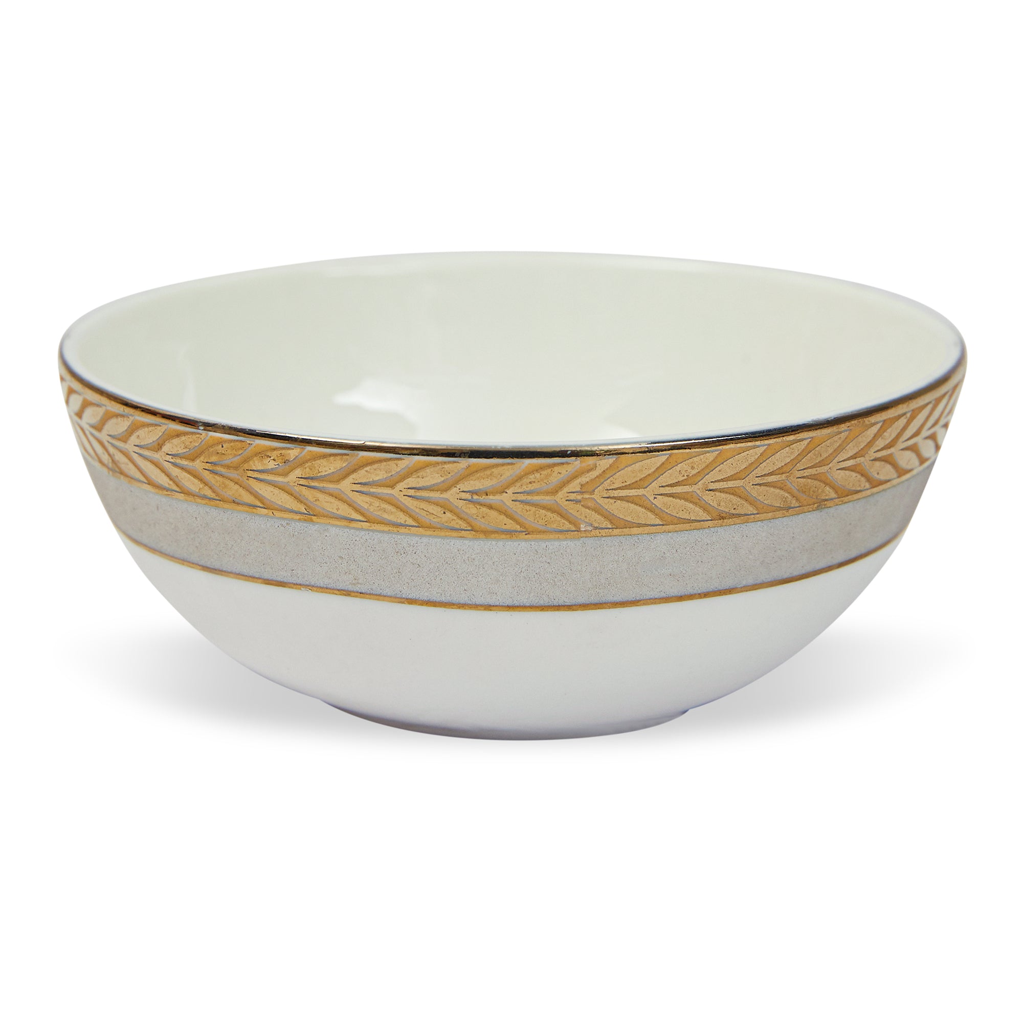 Amour Diana Bone China Veg Bowl 10 Cm in White Colour