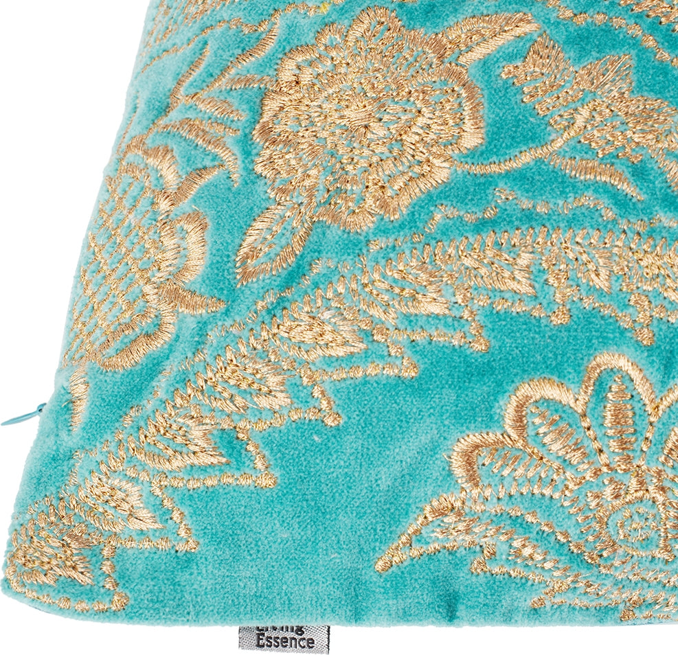 Palace Life Cushion Cover 30x45 Cm in Blue Colour